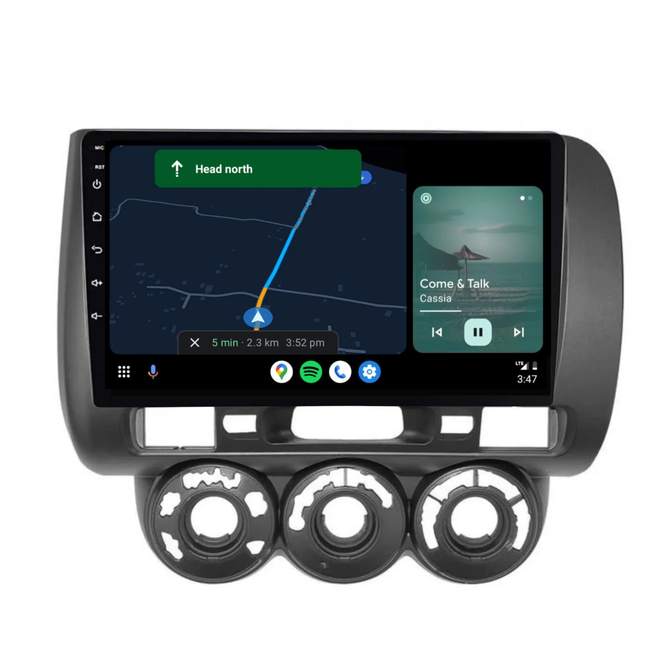 Honda Fit/Jazz/City (2002-2008) Plug & Play Head Unit Upgrade Kit: Car Radio with Wireless & Wired Apple CarPlay & Android Auto - Image 4