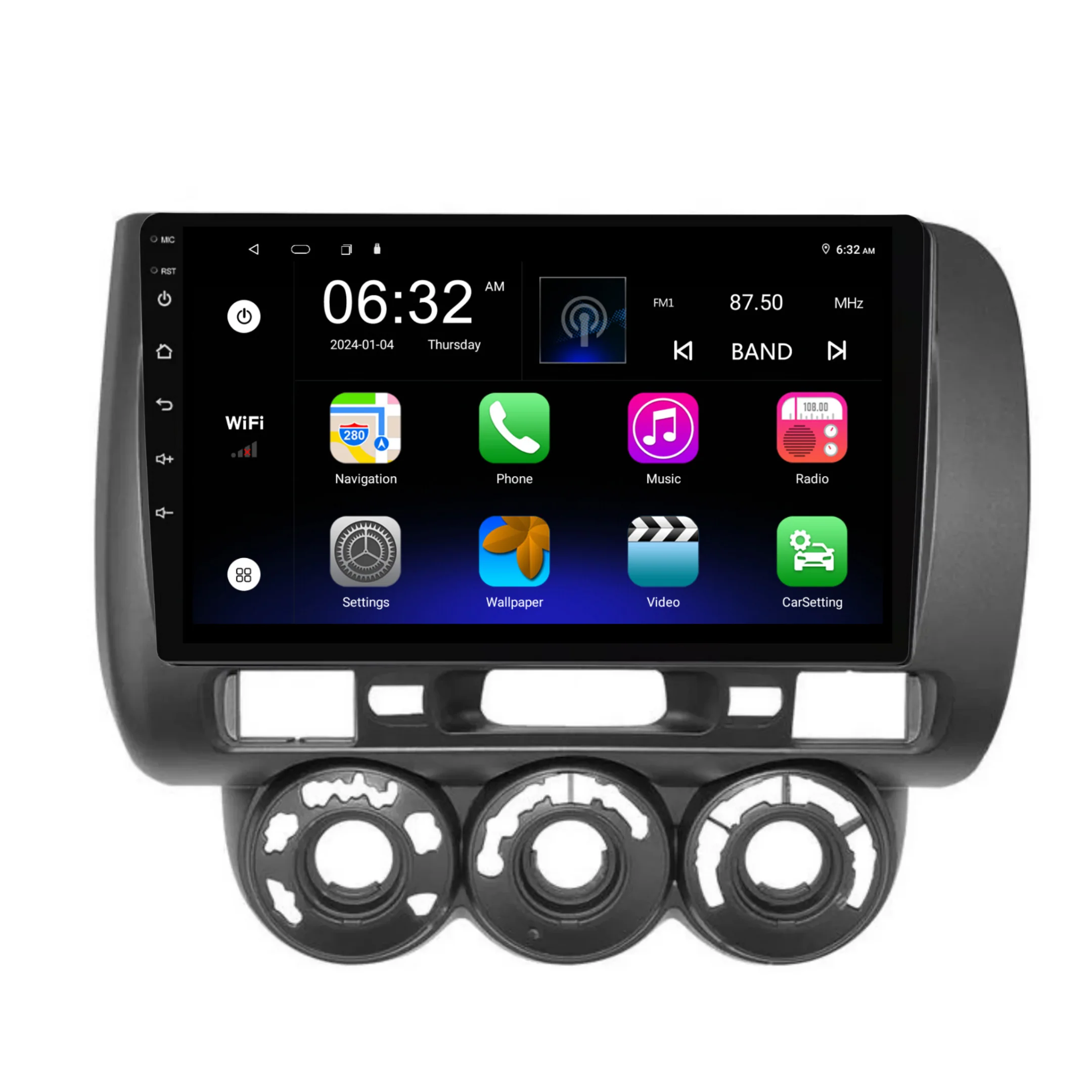 Honda Fit/Jazz/City (2002-2008) Plug & Play Head Unit Upgrade Kit: Car Radio with Wireless & Wired Apple CarPlay & Android Auto - Image 6