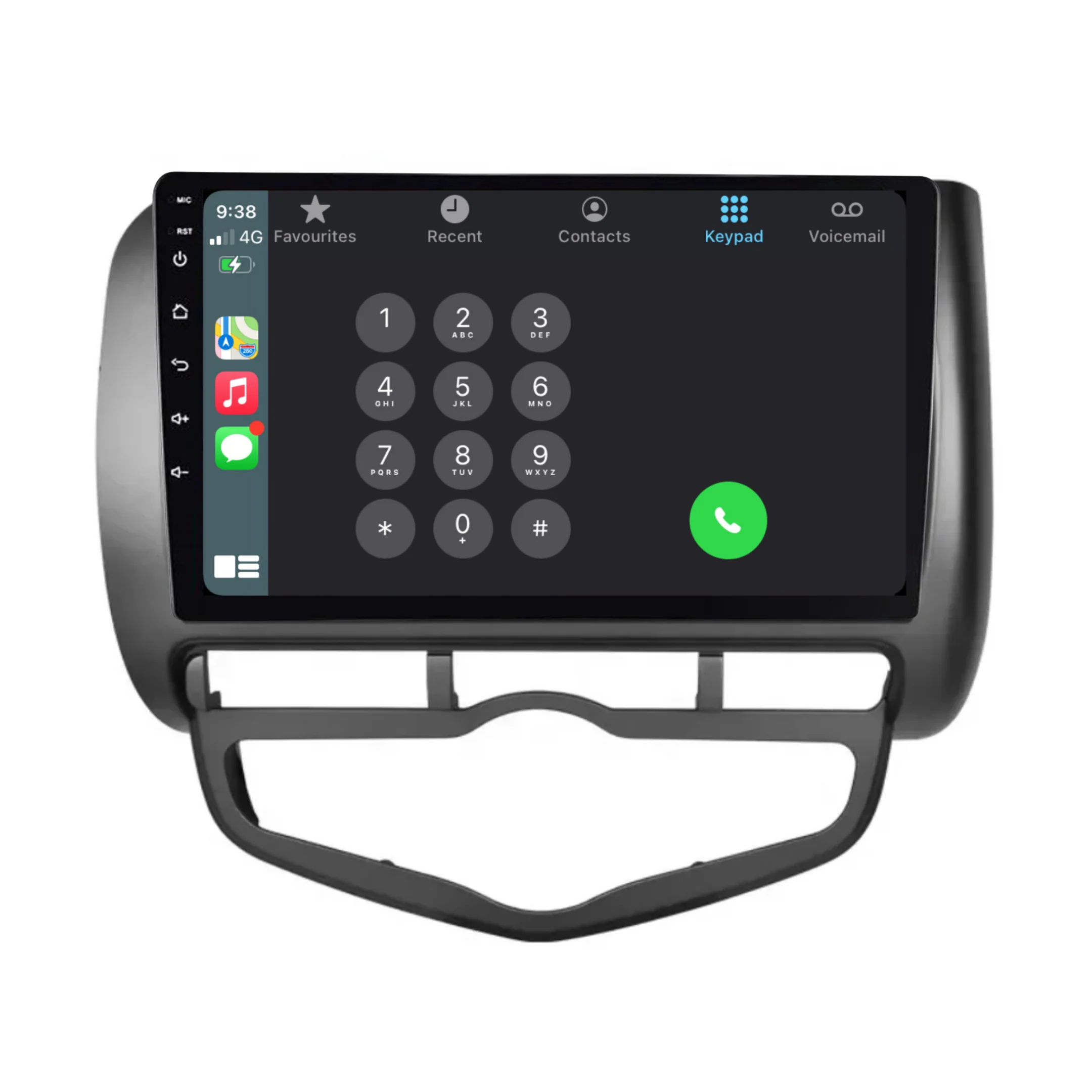 Honda Jazz/City/Fit (2002-2008) Plug & Play Head Unit Upgrade Kit: Car Radio with Wireless & Wired Apple CarPlay & Android Auto - Image 3