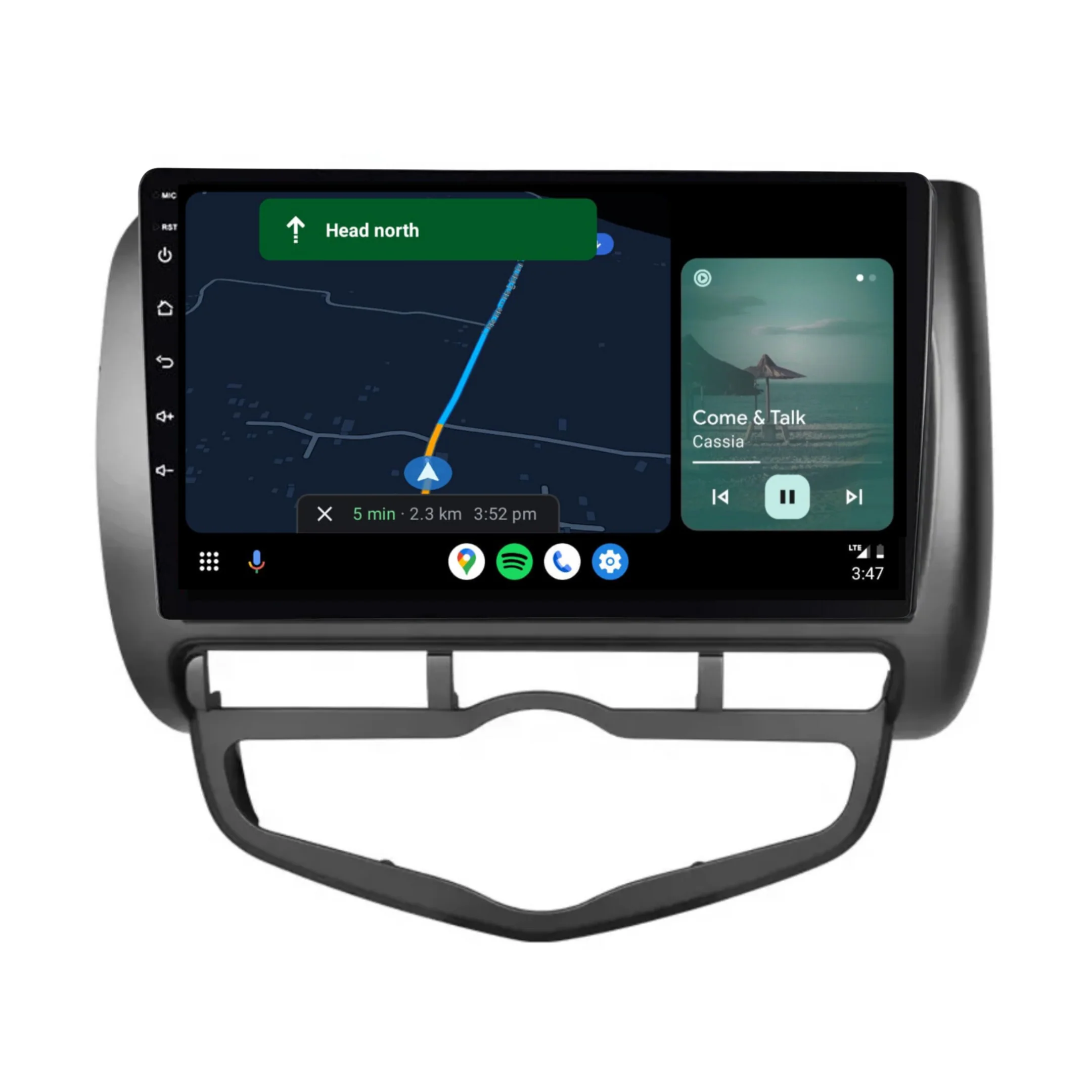 Honda Jazz/City/Fit (2002-2008) Plug & Play Head Unit Upgrade Kit: Car Radio with Wireless & Wired Apple CarPlay & Android Auto - Image 4
