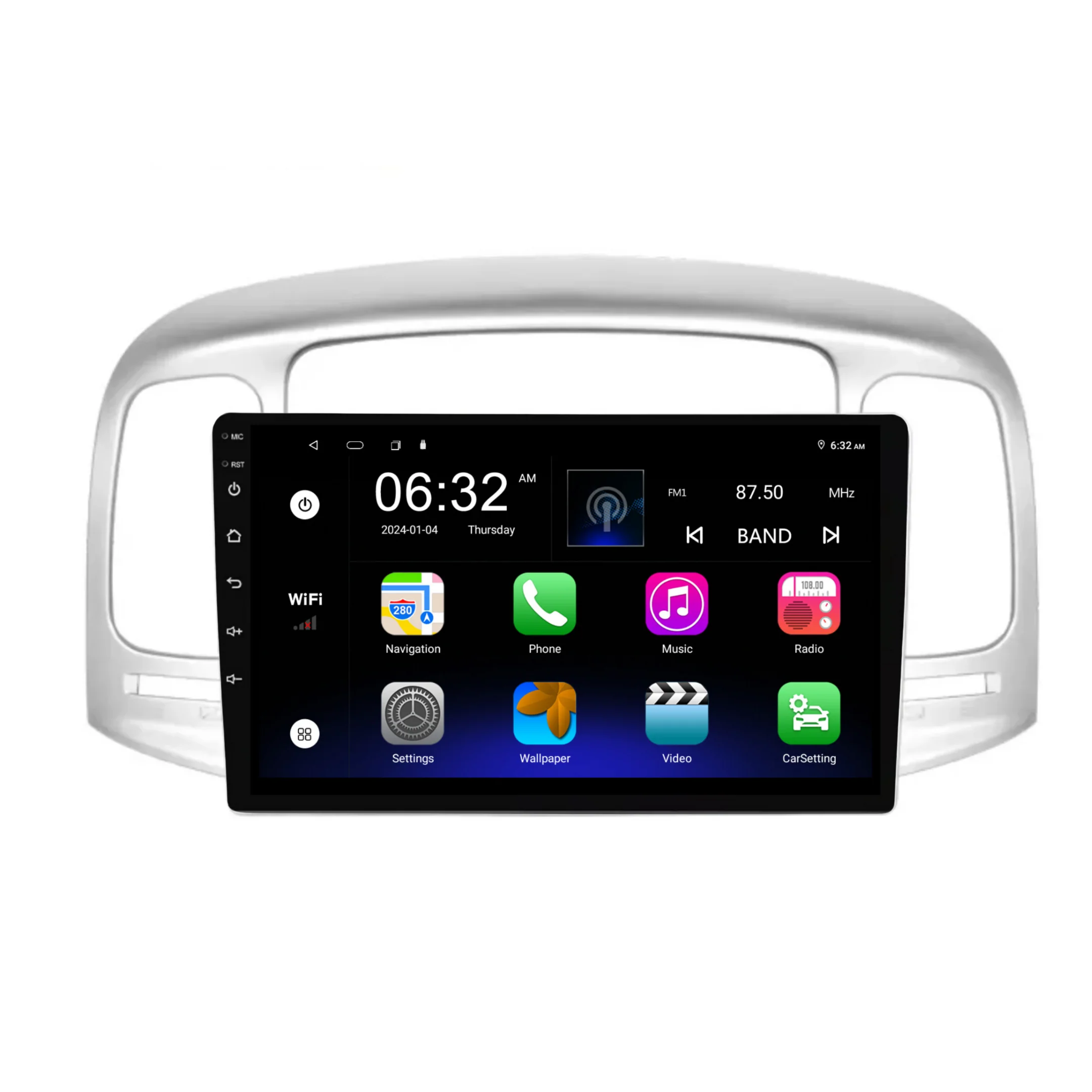 Hyundai Accent (2008-2011) Plug & Play Head Unit Upgrade Kit: Car Radio with Wireless & Wired Apple CarPlay & Android Auto - Image 6