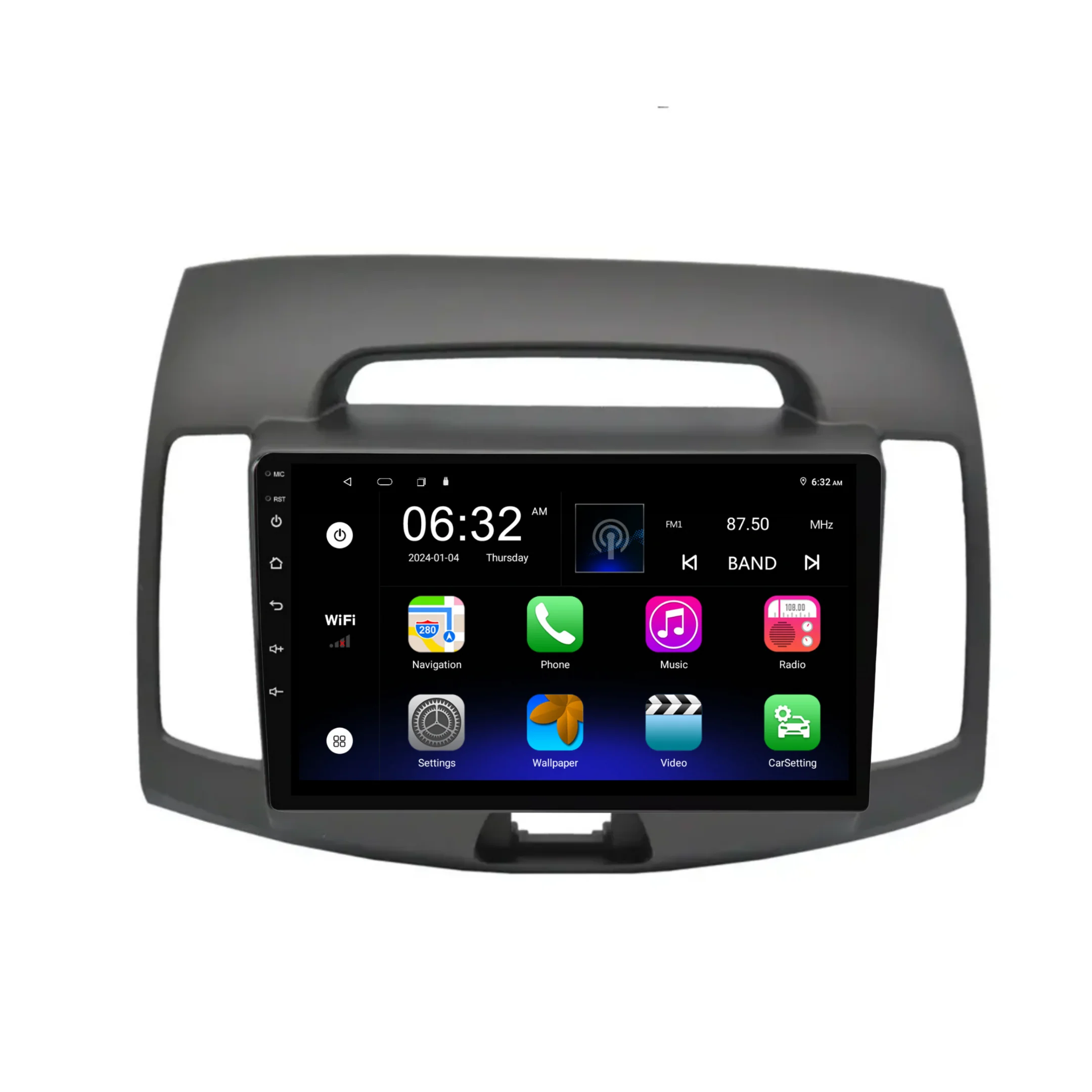 Hyundai Elantra (2008-2010) Plug & Play Head Unit Upgrade Kit: Car Radio with Wireless & Wired Apple CarPlay & Android Auto - Image 6