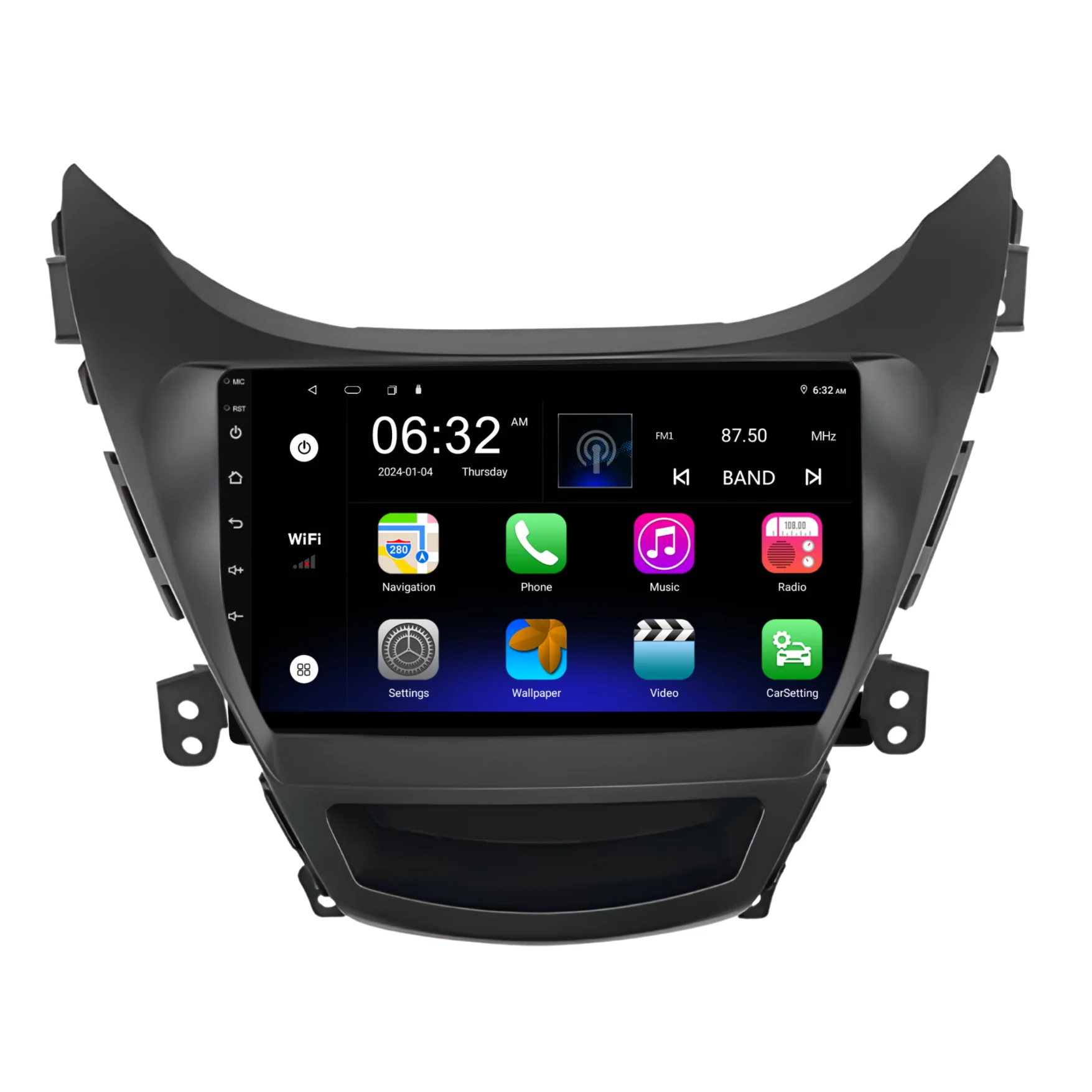 Hyundai Elantra (2011-2014) Plug & Play Head Unit Upgrade Kit: Car Radio with Wireless & Wired Apple CarPlay & Android Auto - Image 6