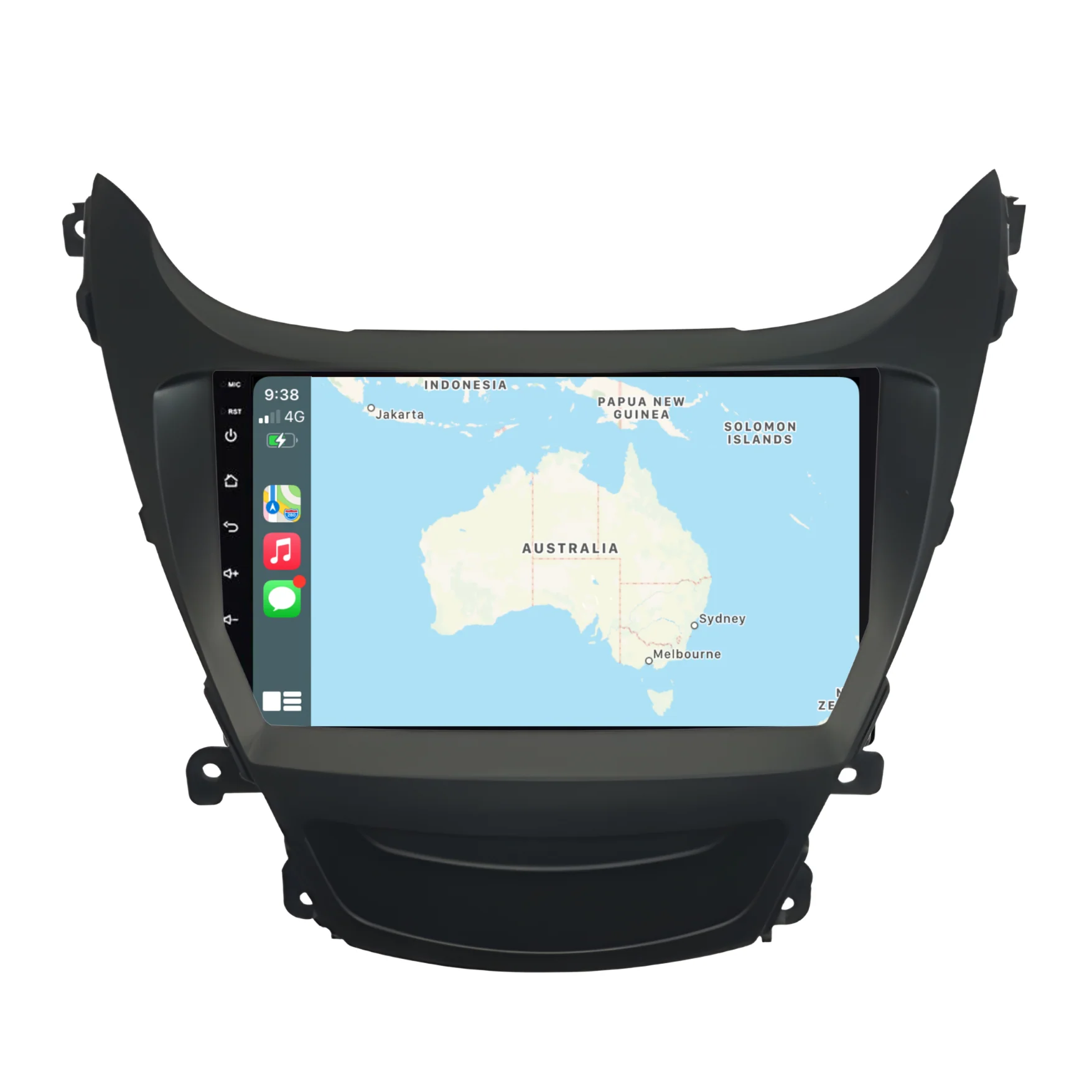 Hyundai Elantra (2014-2016) Plug & Play Head Unit Upgrade Kit: Car Radio with Wireless & Wired Apple CarPlay & Android Auto - Image 2
