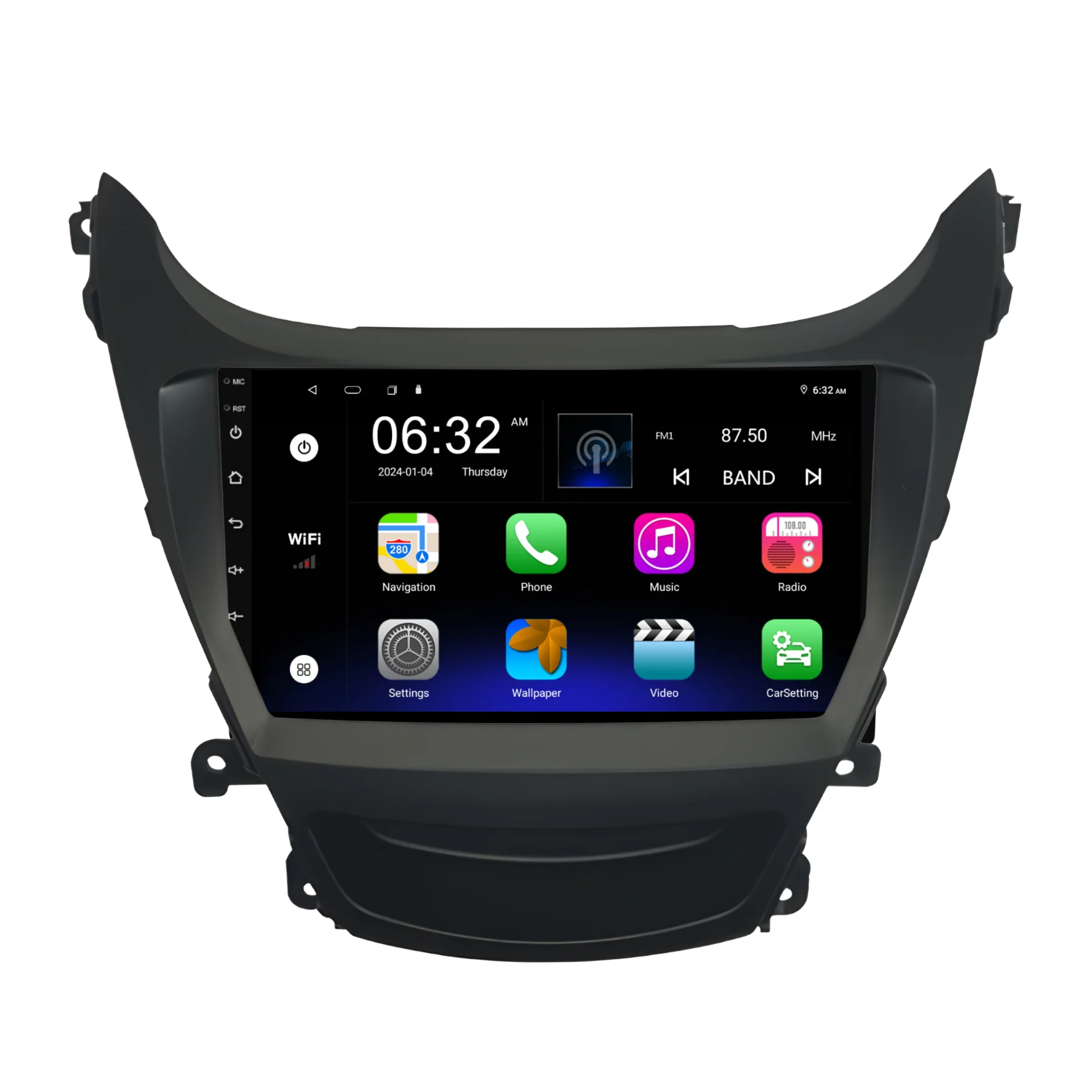 Hyundai Elantra (2014-2016) Plug & Play Head Unit Upgrade Kit: Car Radio with Wireless & Wired Apple CarPlay & Android Auto - Image 6