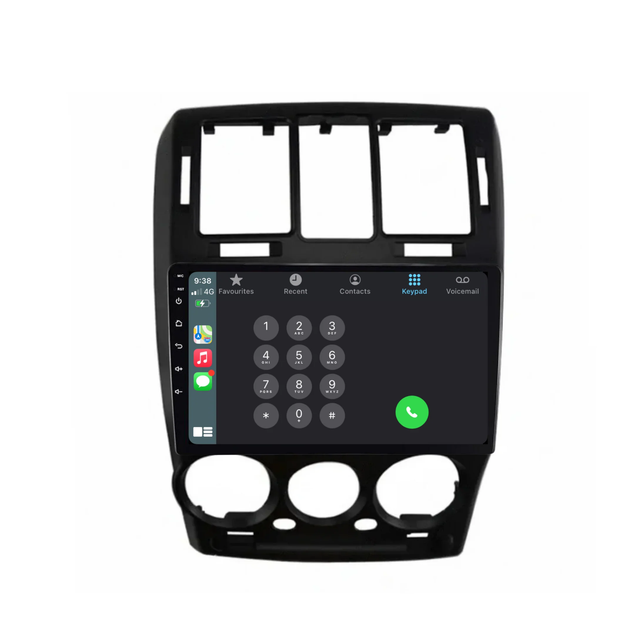 Hyundai Getz (2002-2011) Plug & Play Head Unit Upgrade Kit: Car Radio with Wireless & Wired Apple CarPlay & Android Auto - Image 4