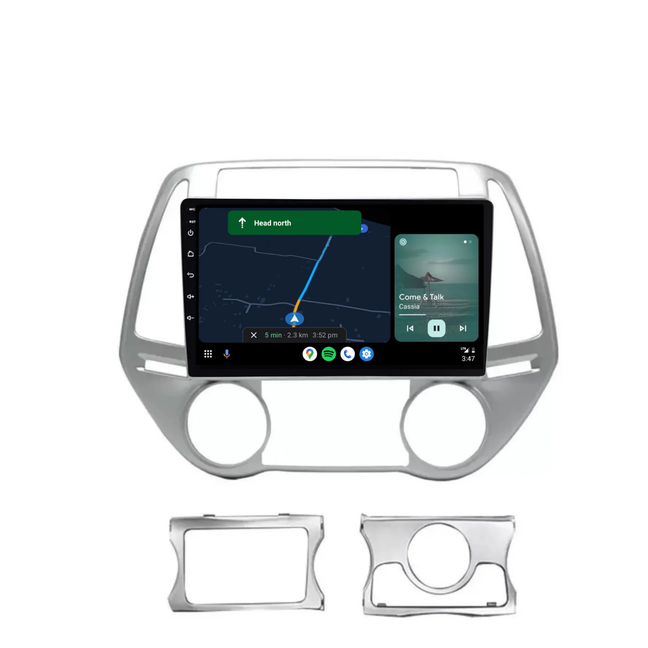 Hyundai i20 (2012-2014) Plug & Play Head Unit Upgrade Kit: Car Radio with Wireless & Wired Apple CarPlay & Android Auto - Image 4
