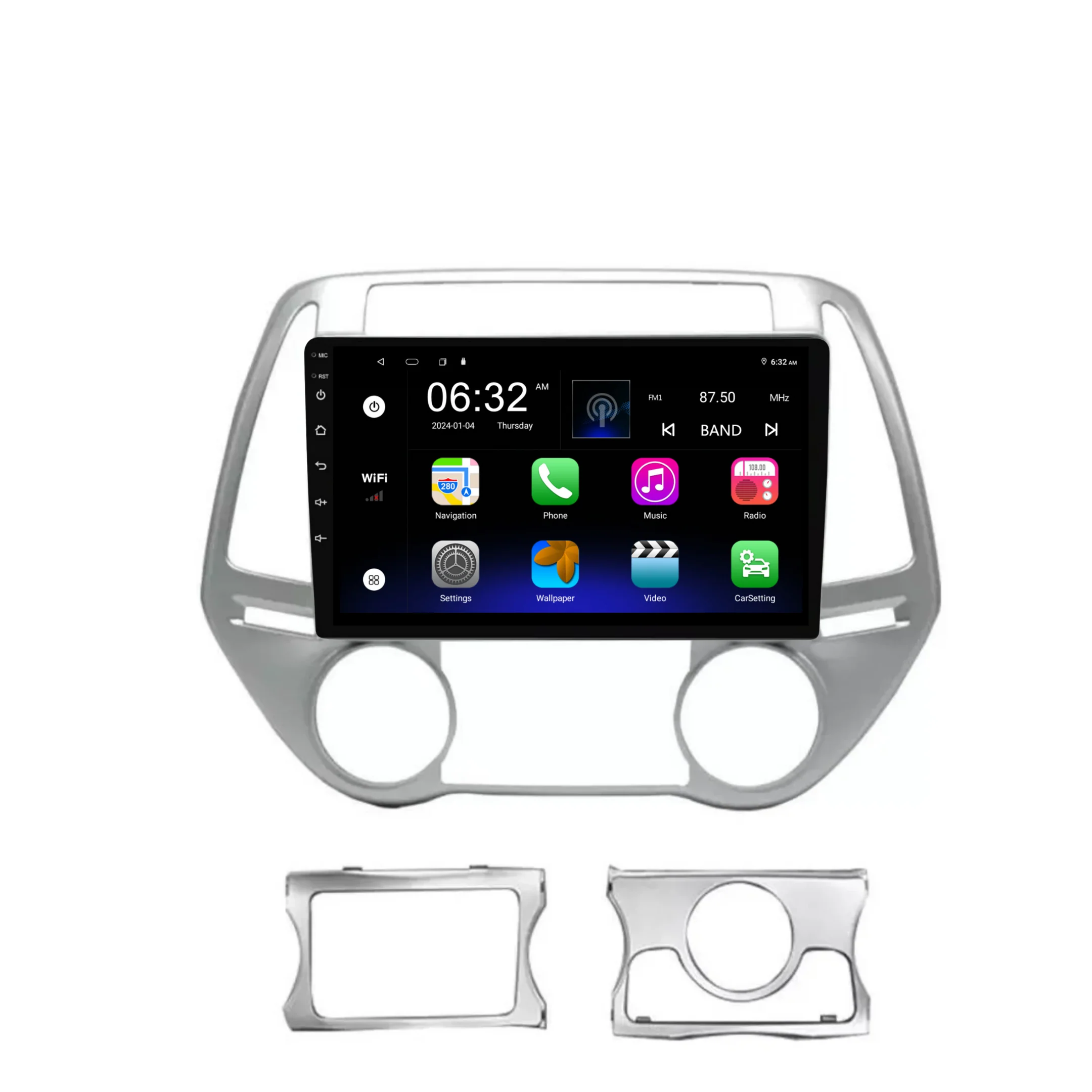 Hyundai i20 (2012-2014) Plug & Play Head Unit Upgrade Kit: Car Radio with Wireless & Wired Apple CarPlay & Android Auto - Image 6