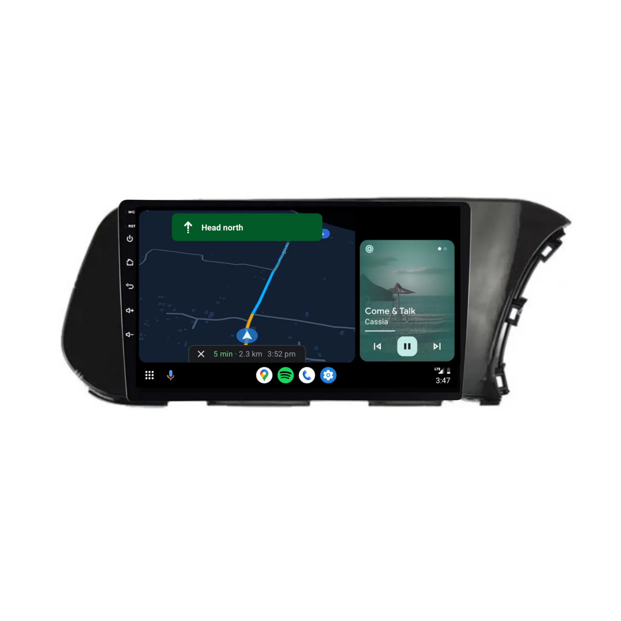 Hyundai I20 (2020+) Plug & Play Head Unit Upgrade Kit: Car Radio with Wireless & Wired Apple CarPlay & Android Auto - Image 4