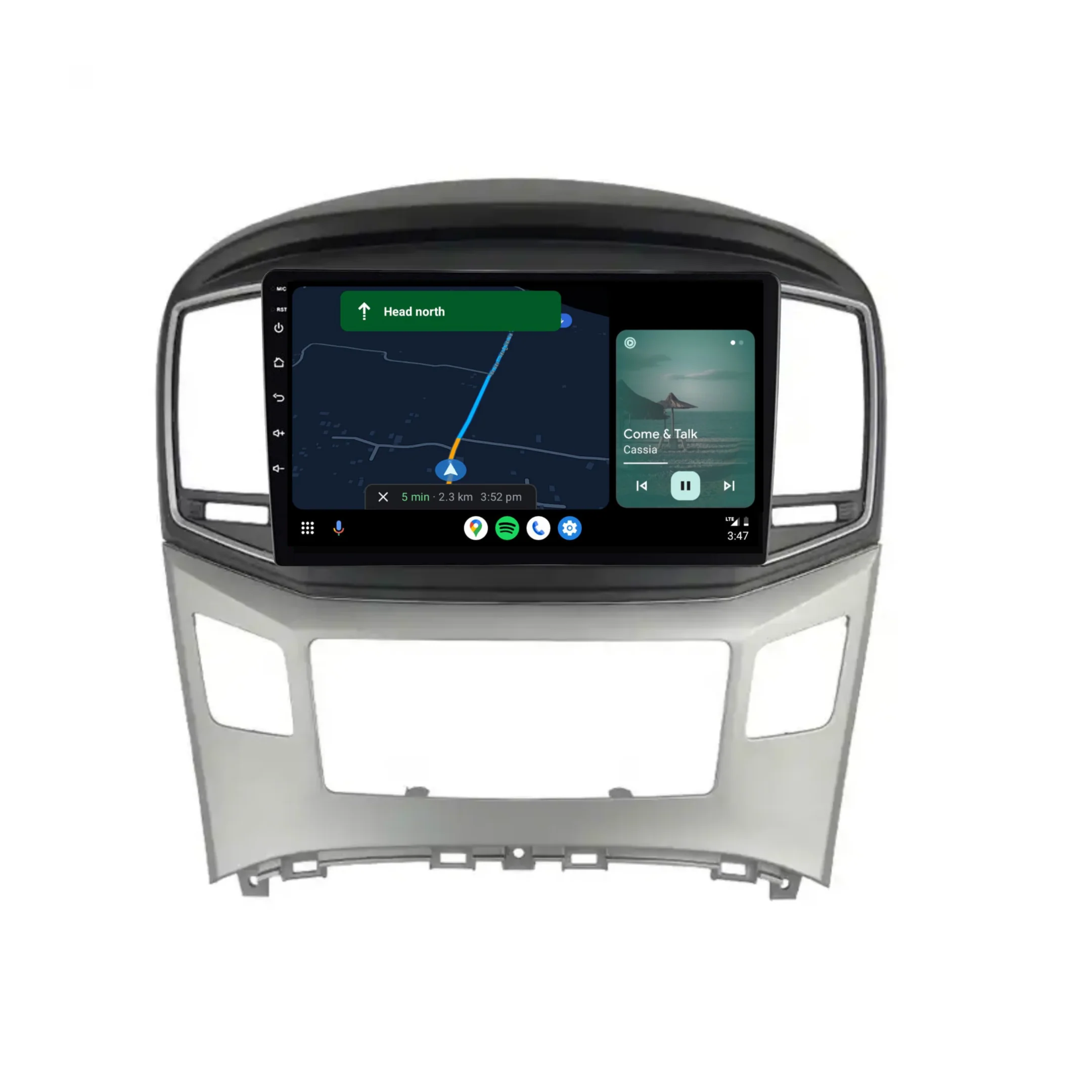Hyundai iLOAD / H1 Starex / Staria (2015-2022) Plug & Play Head Unit Upgrade Kit: Car Radio with Wireless & Wired Apple CarPlay & Android Auto - Image 4