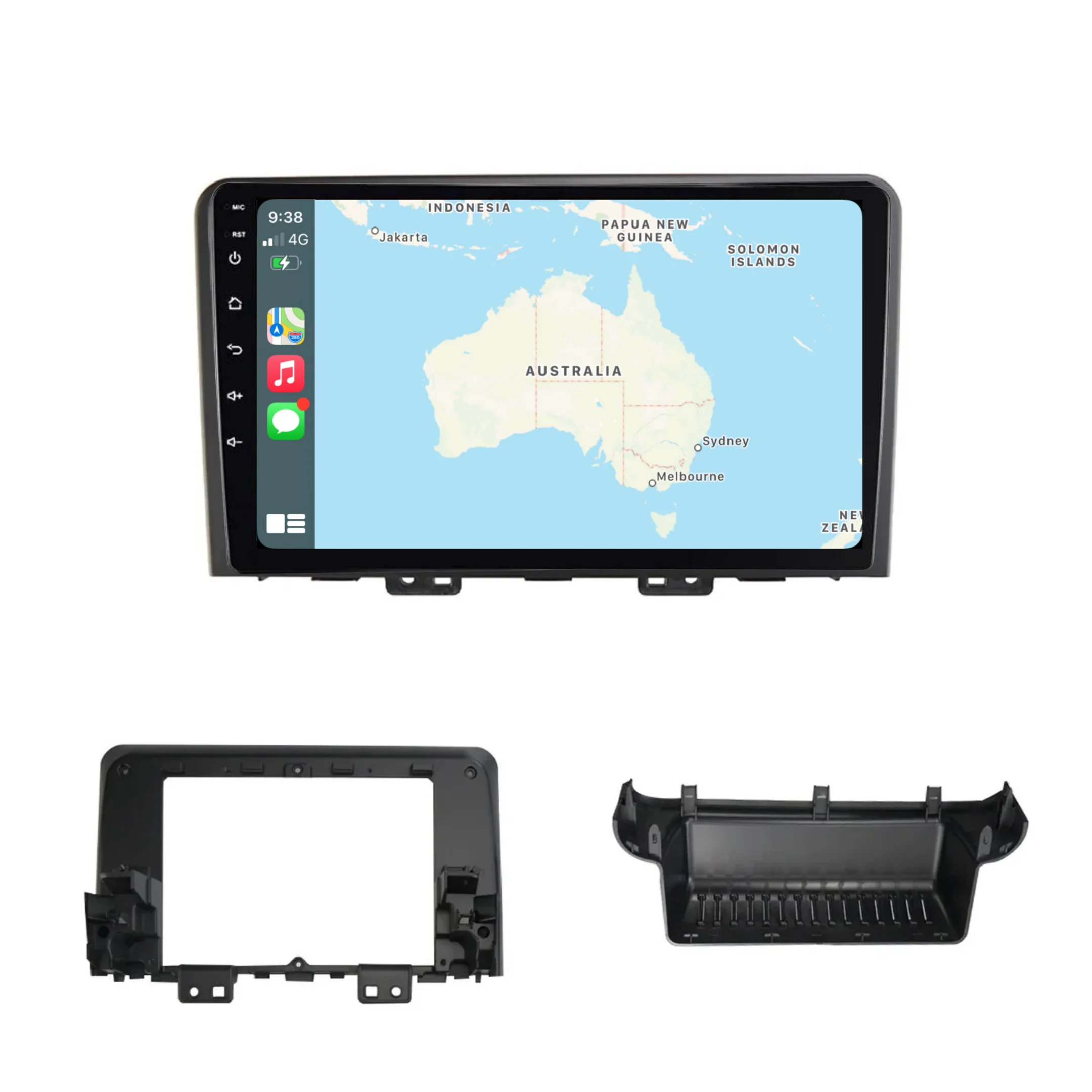 Hyundai iLOAD / H1 / Starex / Staria (2021+) Plug & Play Head Unit Upgrade Kit: Car Radio with Wireless & Wired Apple CarPlay & Android Auto - Image 2
