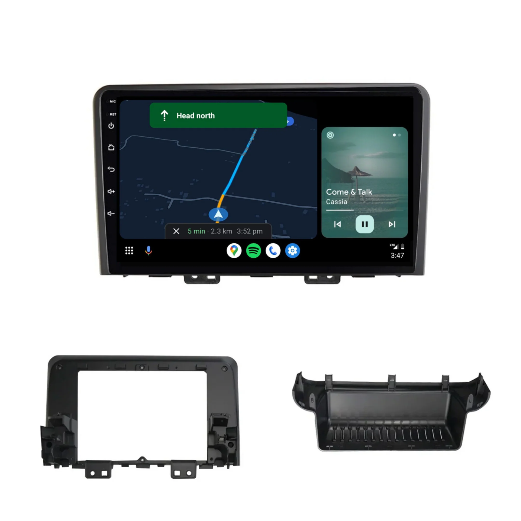 Hyundai iLOAD / H1 / Starex / Staria (2021+) Plug & Play Head Unit Upgrade Kit: Car Radio with Wireless & Wired Apple CarPlay & Android Auto - Image 4