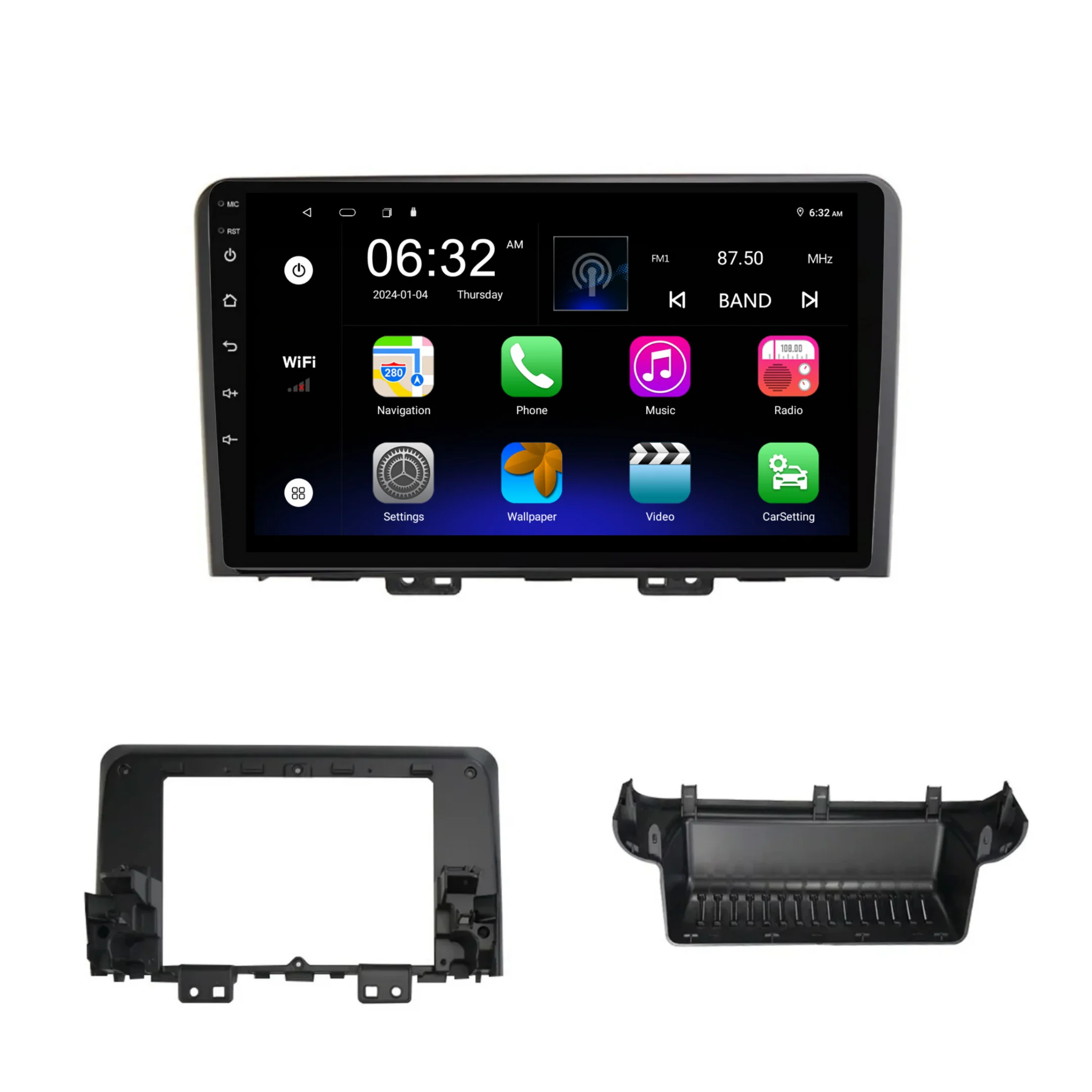 Hyundai iLOAD / H1 / Starex / Staria (2021+) Plug & Play Head Unit Upgrade Kit: Car Radio with Wireless & Wired Apple CarPlay & Android Auto - Image 6