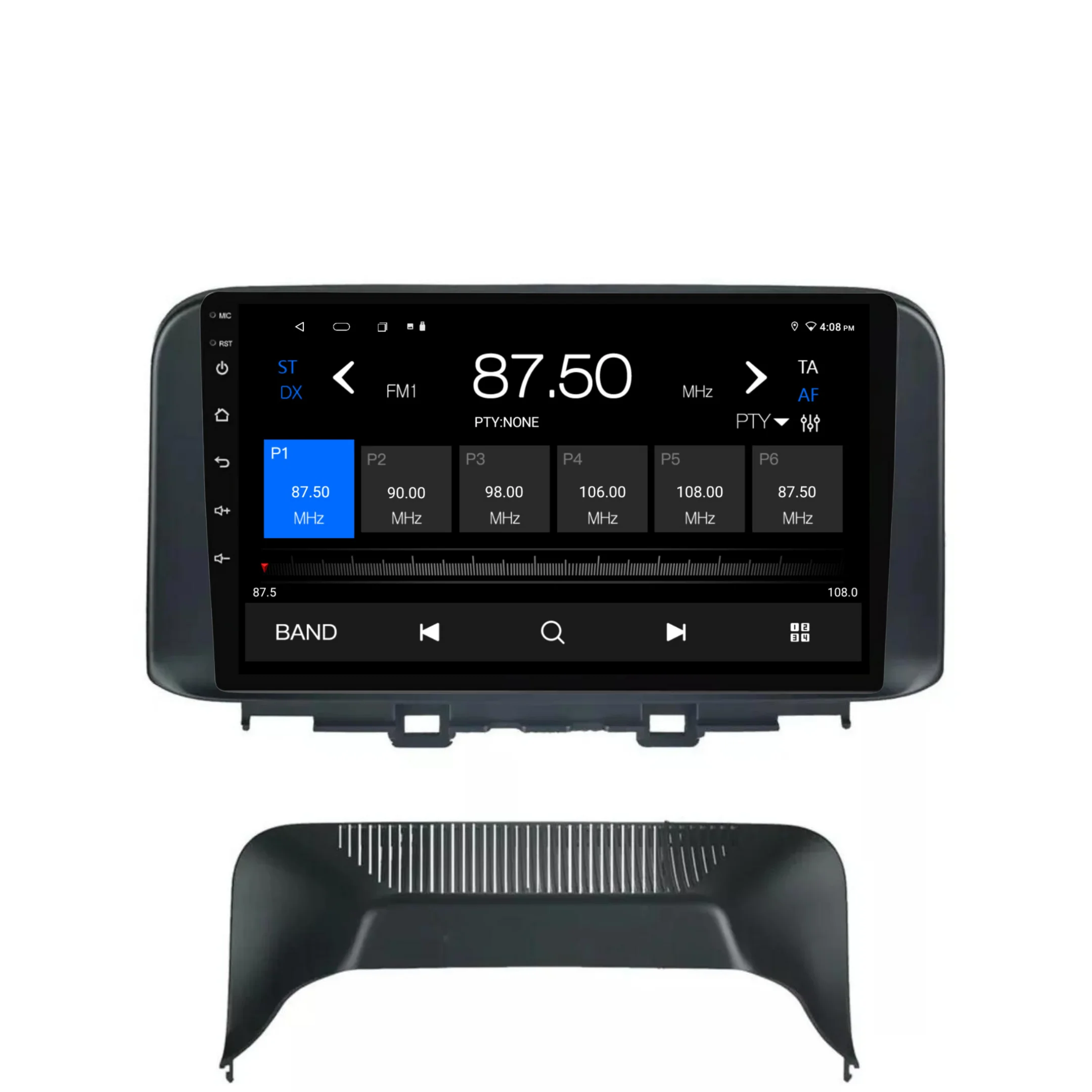 Hyundai Kona (2017-2019) Plug & Play Head Unit Upgrade Kit: Car Radio with Wireless & Wired Apple CarPlay & Android Auto - Image 5
