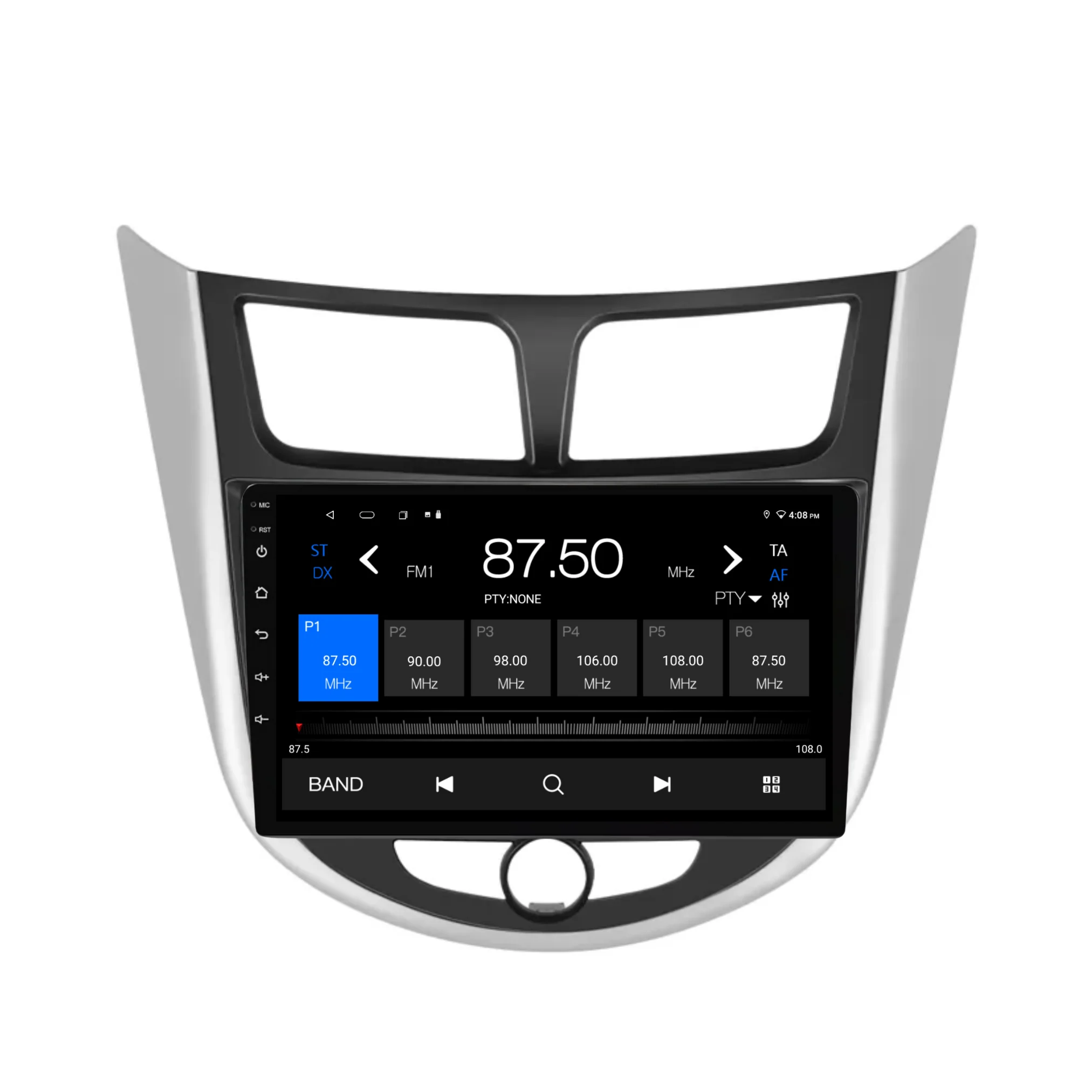 Hyundai Solaris/Accent Manual AC (2010-2016) Plug & Play Head Unit Upgrade Kit: Car Radio with Wireless & Wired Apple CarPlay & Android Auto - Image 6