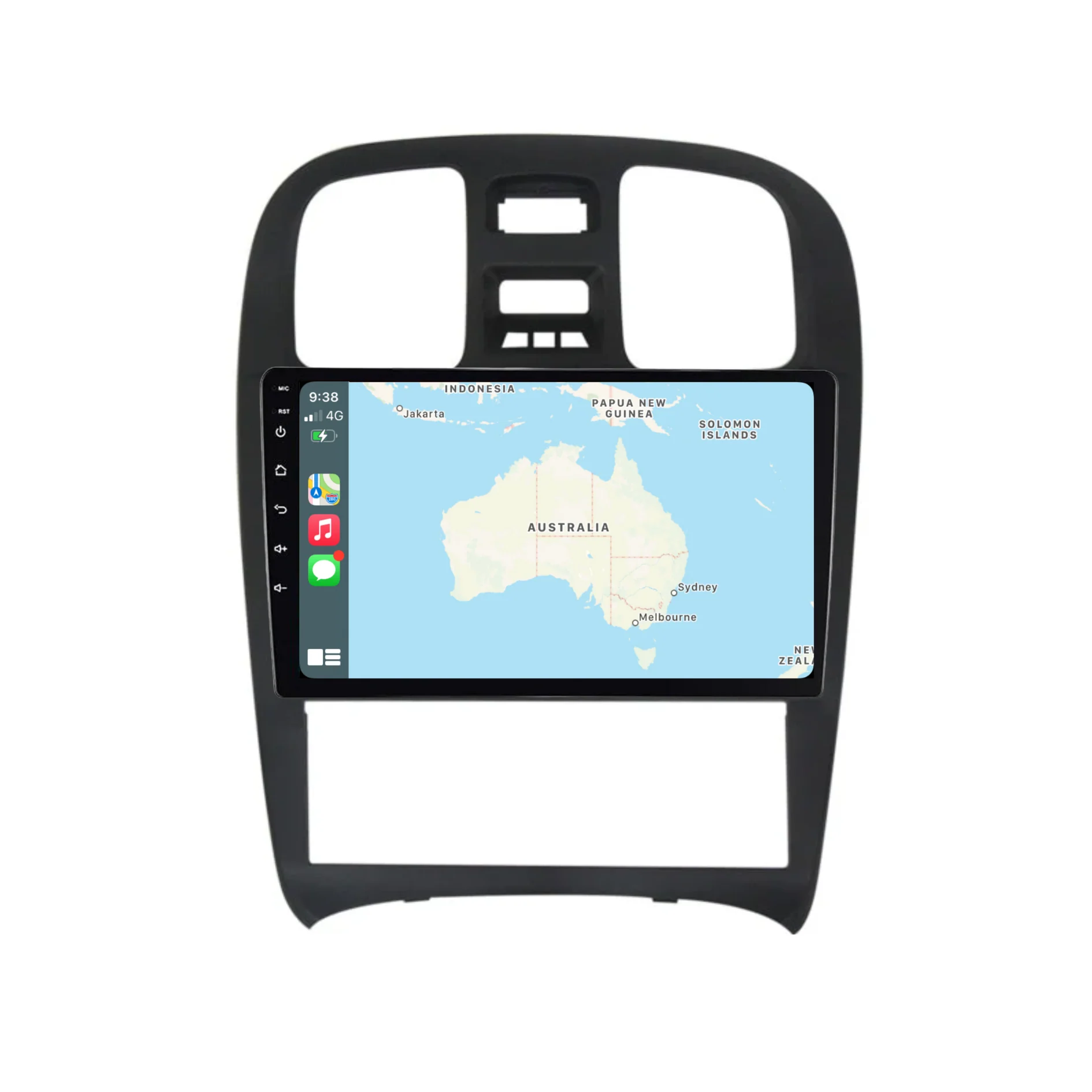 Hyundai Sonata (2003-2009) Plug & Play Head Unit Upgrade Kit: Car Radio with Wireless & Wired Apple CarPlay & Android Auto - Image 2