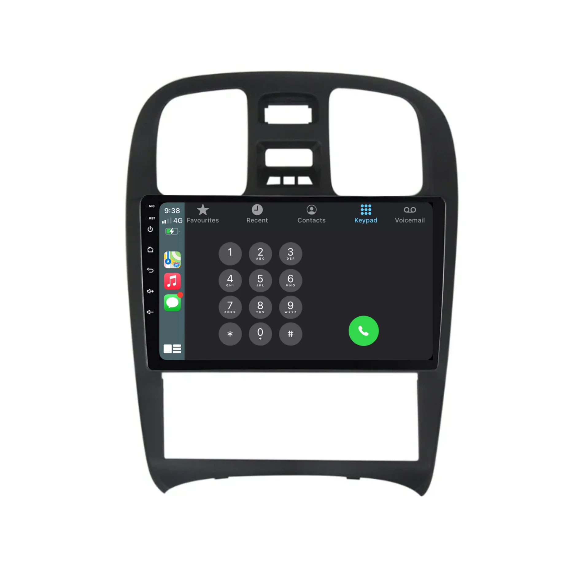 Hyundai Sonata (2003-2009) Plug & Play Head Unit Upgrade Kit: Car Radio with Wireless & Wired Apple CarPlay & Android Auto - Image 3