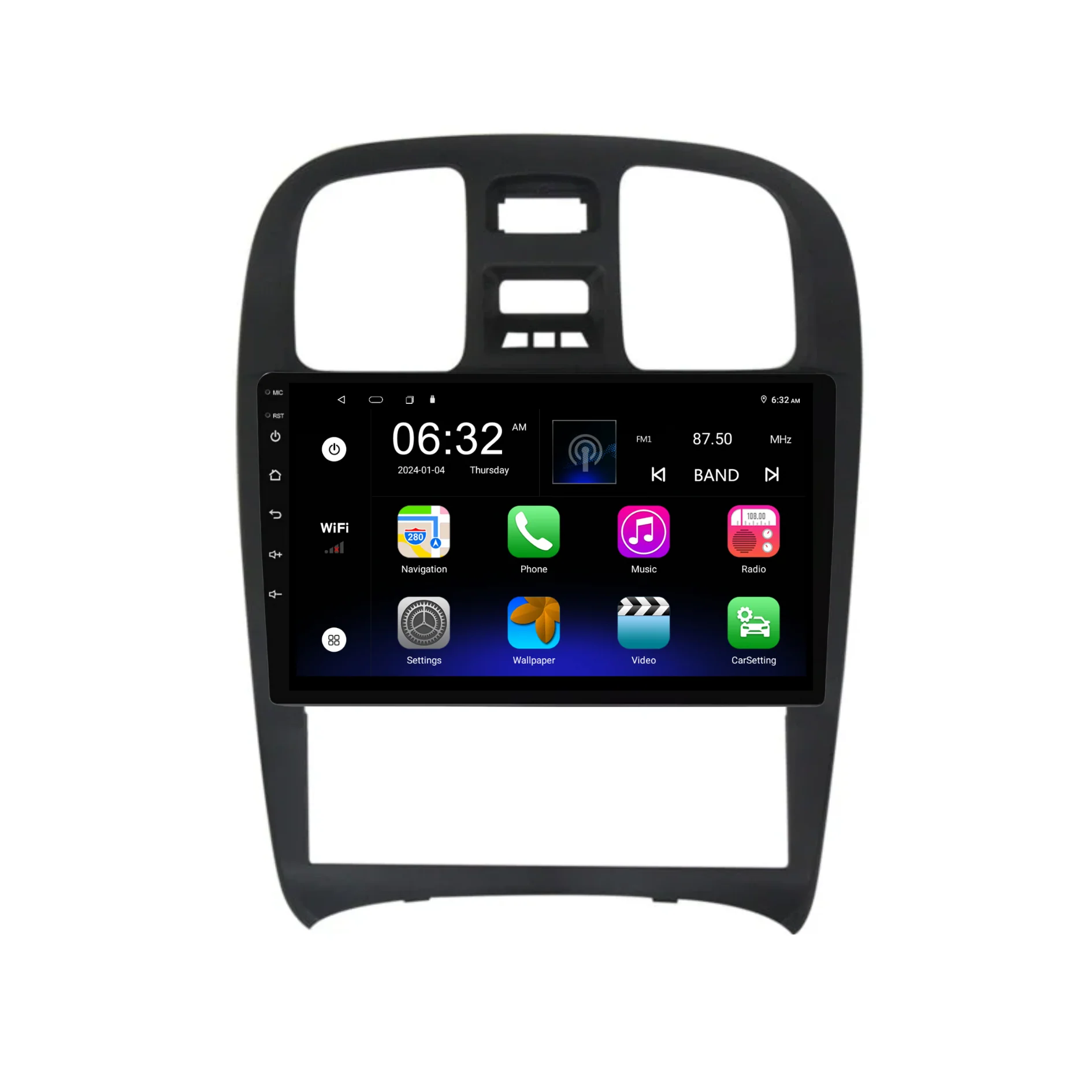 Hyundai Sonata (2003-2009) Plug & Play Head Unit Upgrade Kit: Car Radio with Wireless & Wired Apple CarPlay & Android Auto - Image 6