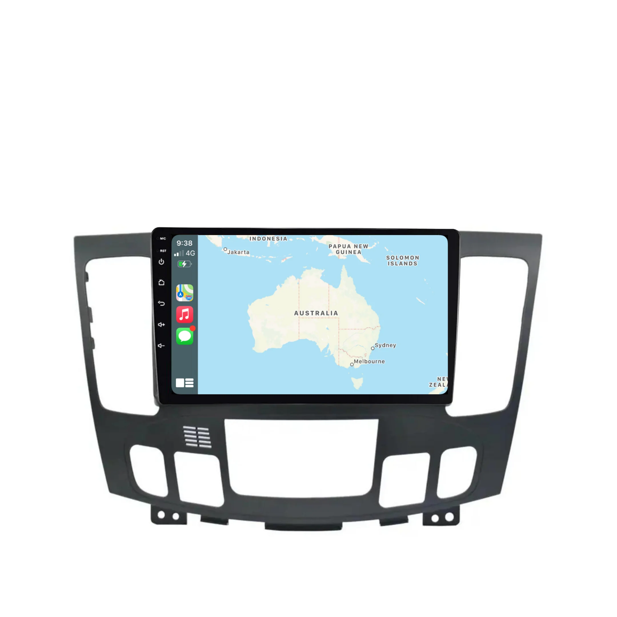 Hyundai Sonata Auto AC (2009-2011) Plug & Play Head Unit Upgrade Kit: Car Radio with Wireless & Wired Apple CarPlay & Android Auto - Image 2