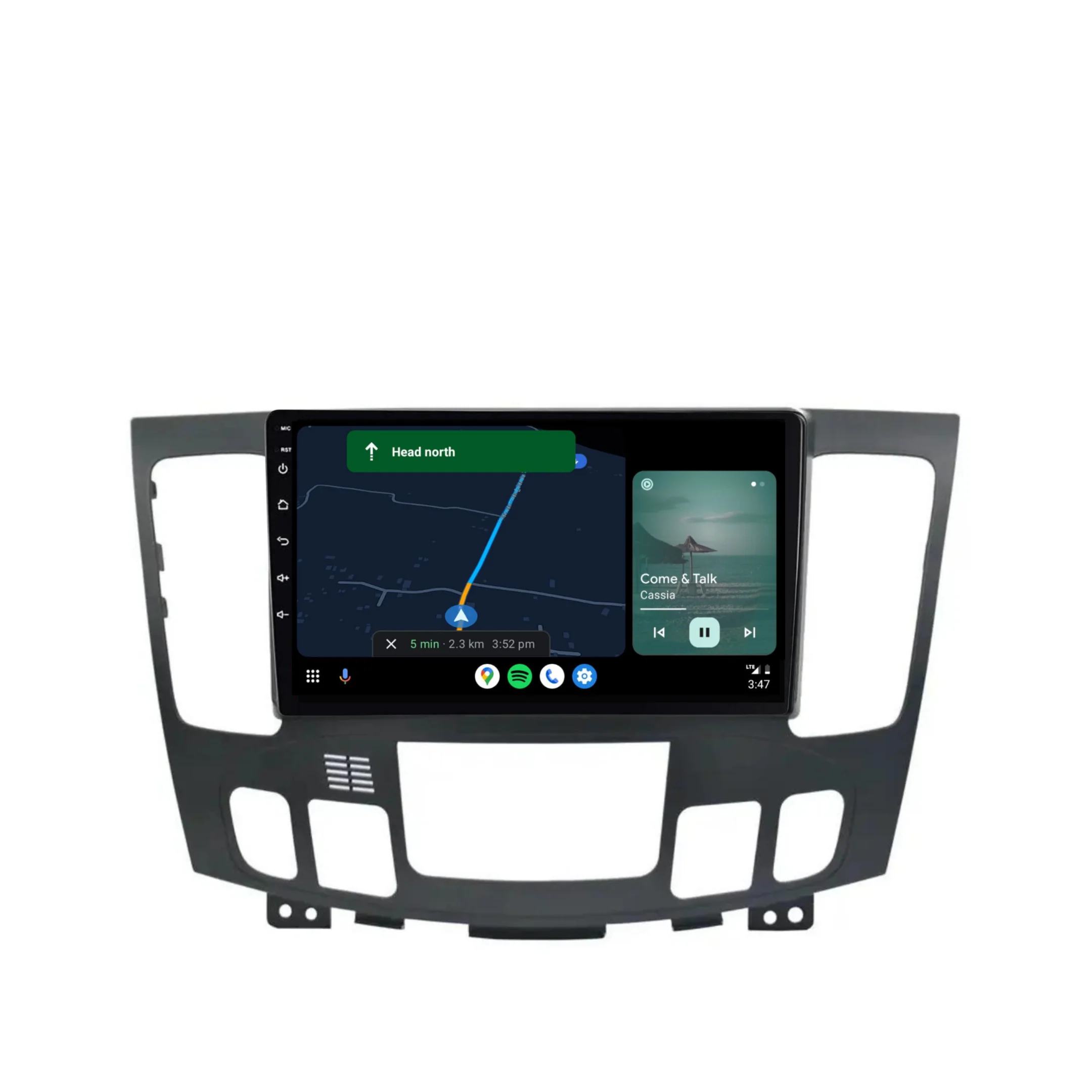 Hyundai Sonata Auto AC (2009-2011) Plug & Play Head Unit Upgrade Kit: Car Radio with Wireless & Wired Apple CarPlay & Android Auto - Image 4