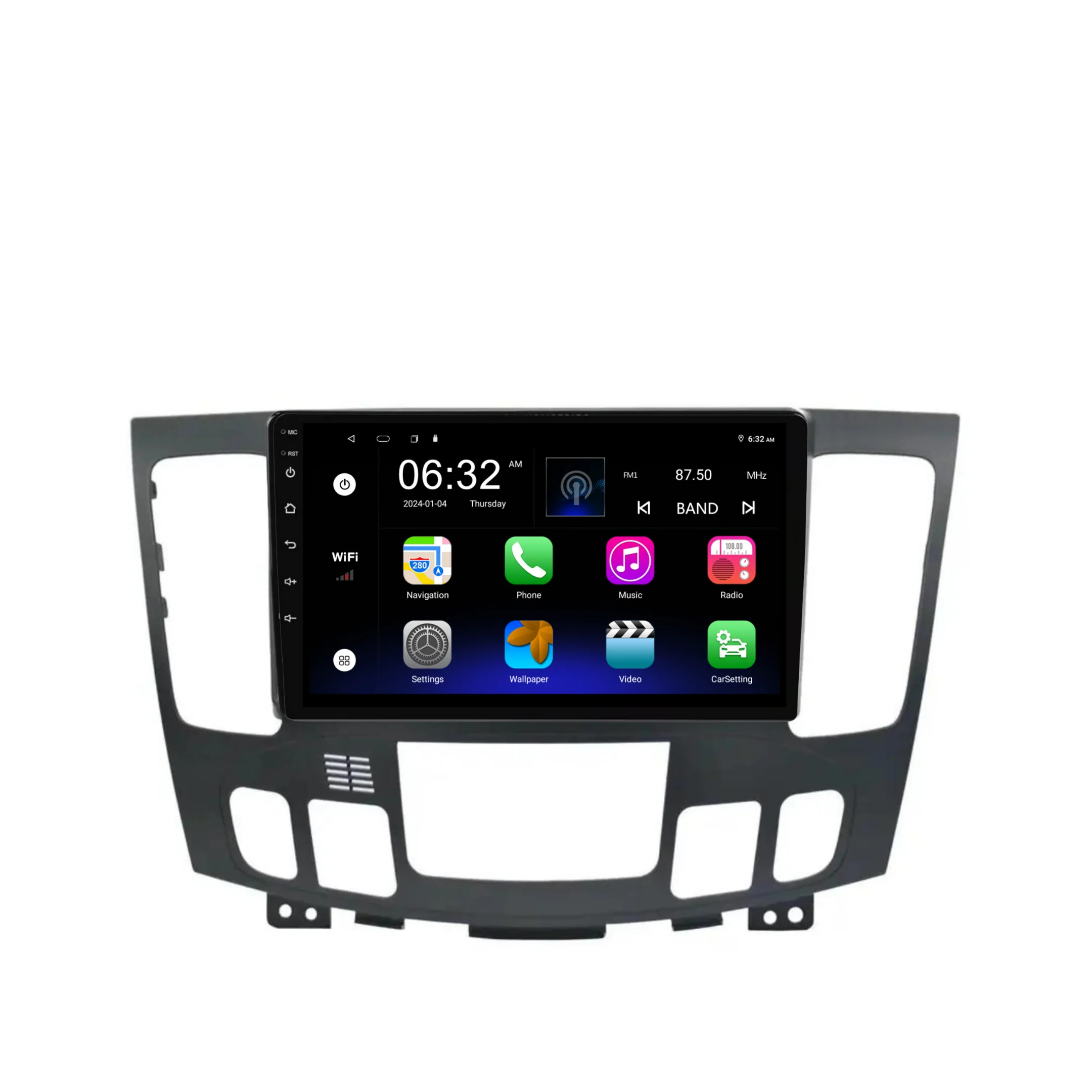 Hyundai Sonata Auto AC (2009-2011) Plug & Play Head Unit Upgrade Kit: Car Radio with Wireless & Wired Apple CarPlay & Android Auto - Image 6