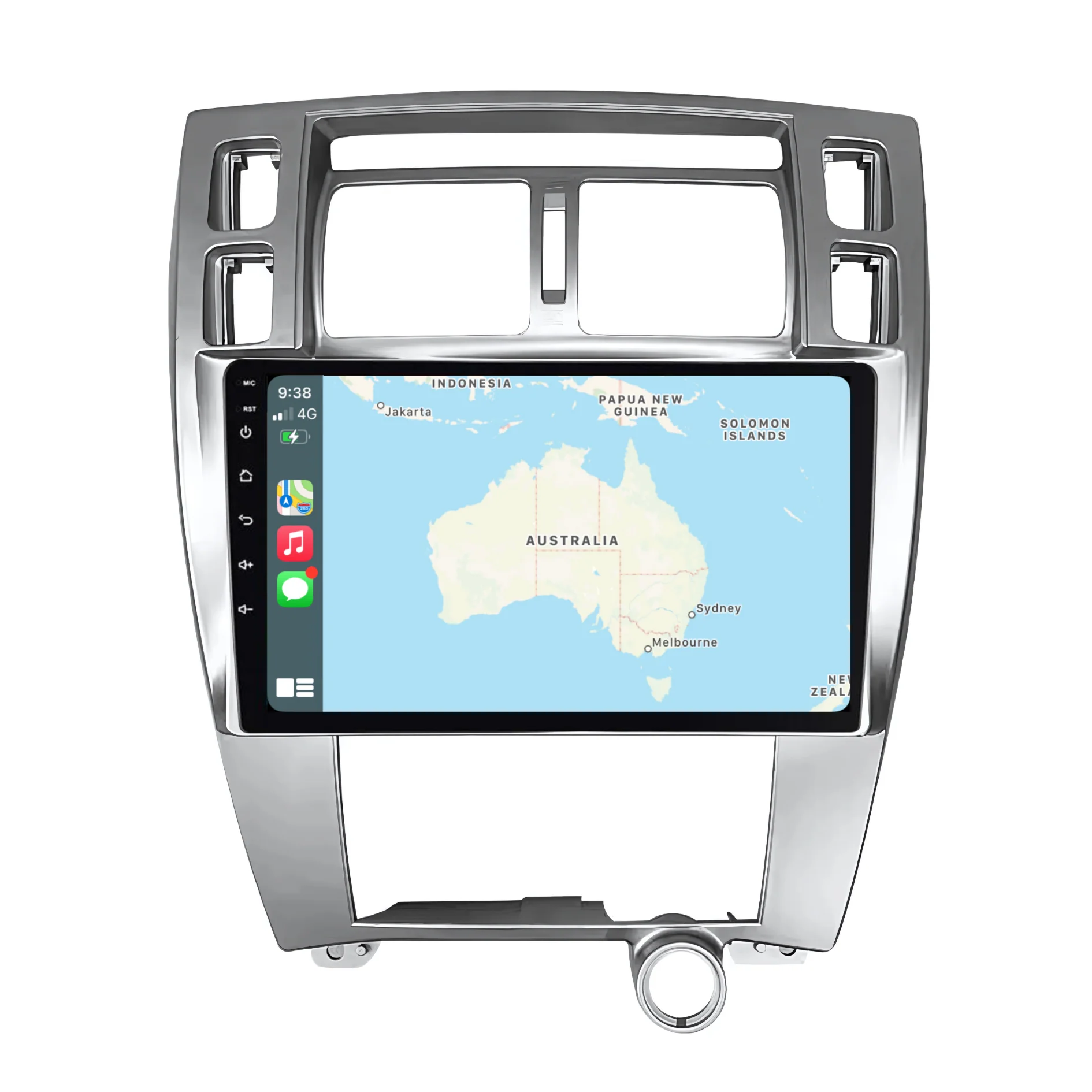 Hyundai Tucson (2006-2013) Plug & Play Head Unit Upgrade Kit: Car Radio with Wireless & Wired Apple CarPlay & Android Auto - Image 2
