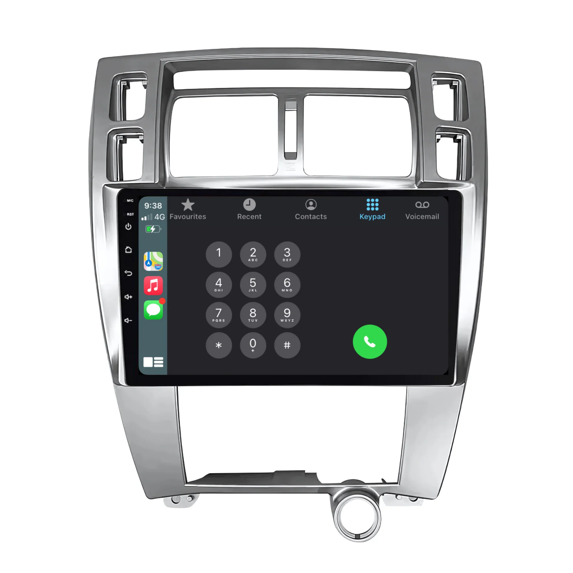 Hyundai Tucson (2006-2013) Plug & Play Head Unit Upgrade Kit: Car Radio with Wireless & Wired Apple CarPlay & Android Auto - Image 3