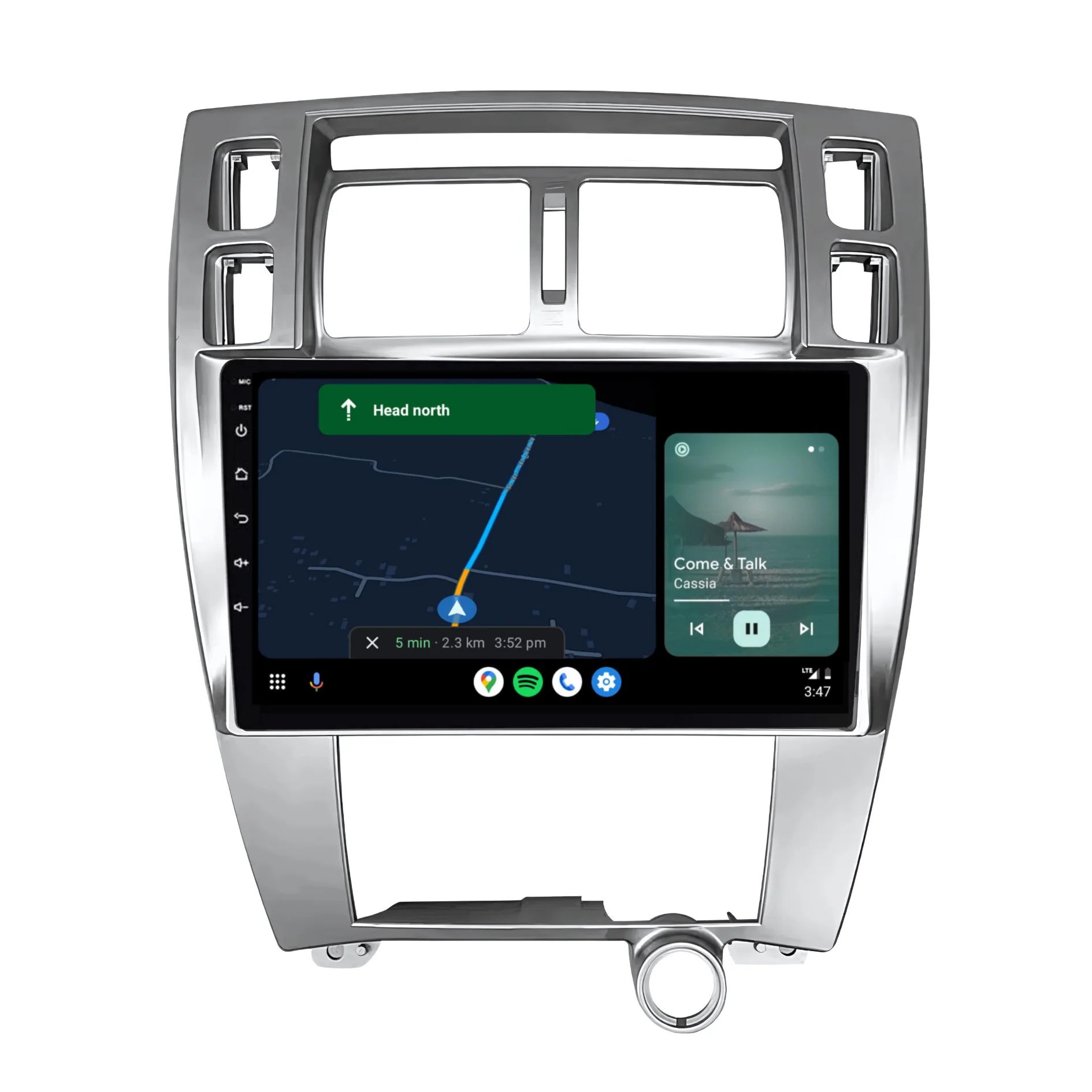 Hyundai Tucson (2006-2013) Plug & Play Head Unit Upgrade Kit: Car Radio with Wireless & Wired Apple CarPlay & Android Auto - Image 4