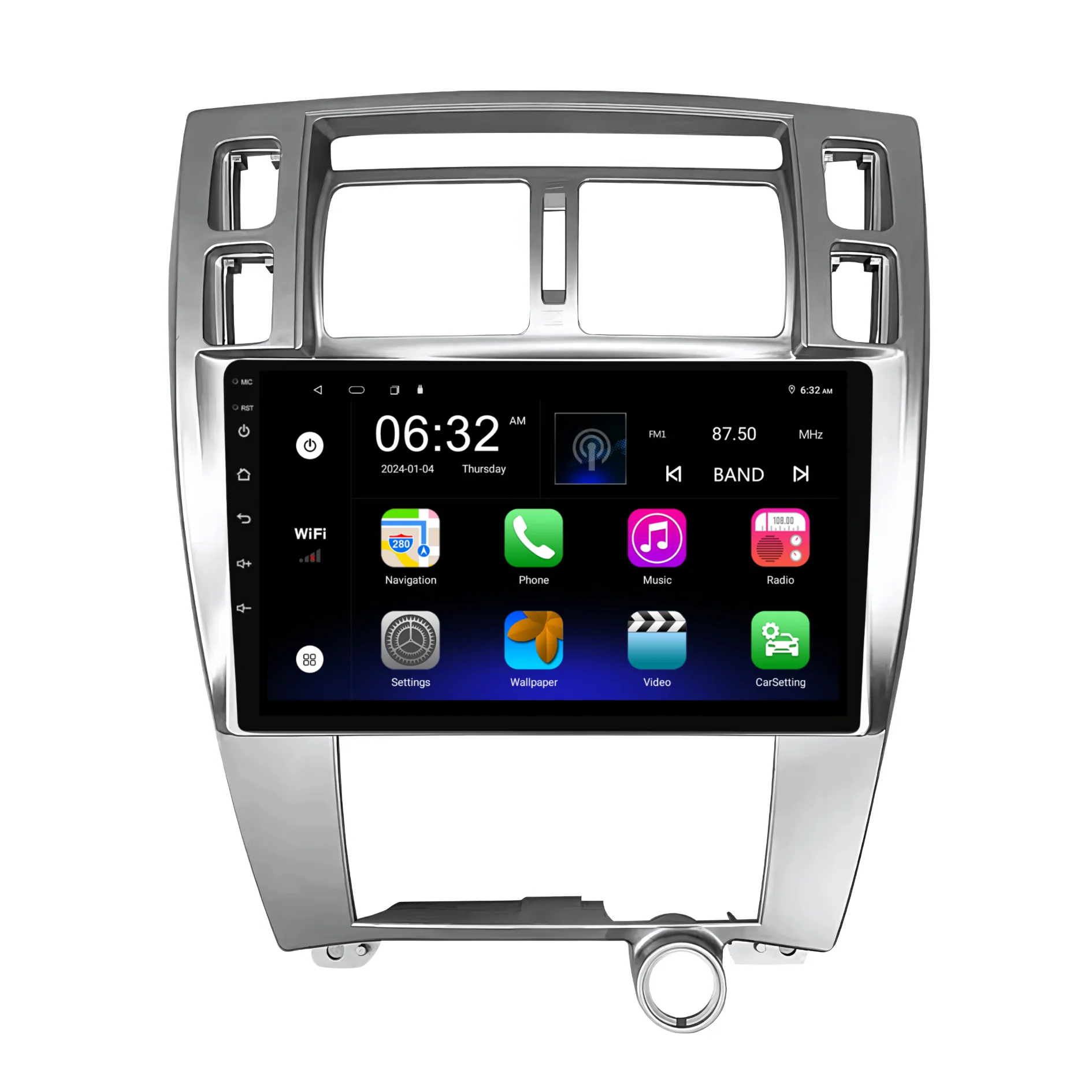 Hyundai Tucson (2006-2013) Plug & Play Head Unit Upgrade Kit: Car Radio with Wireless & Wired Apple CarPlay & Android Auto - Image 6