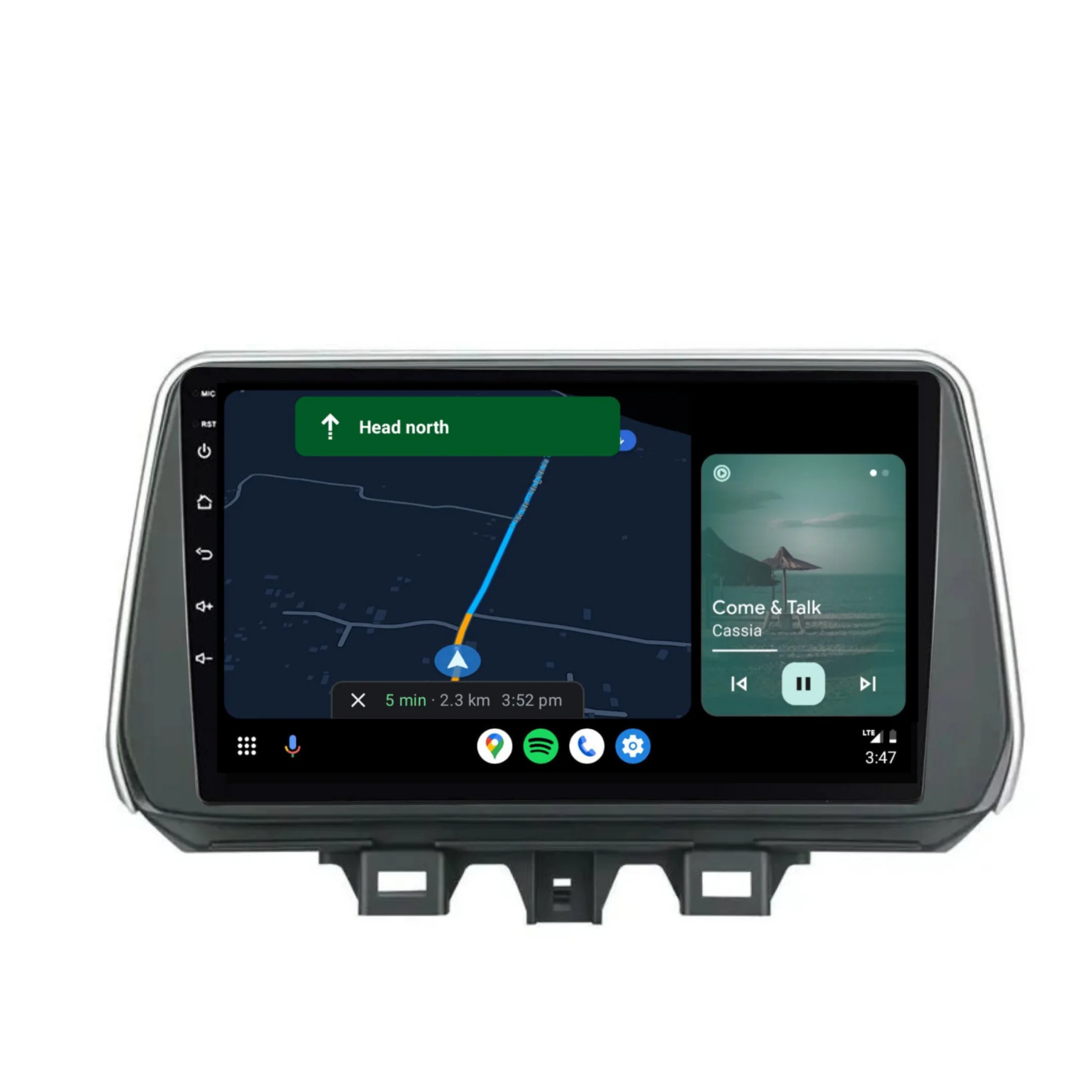 Hyundai Tucson (2019-2020) Plug & Play Head Unit Upgrade Kit: Car Radio with Wireless & Wired Apple CarPlay & Android Auto - Image 4