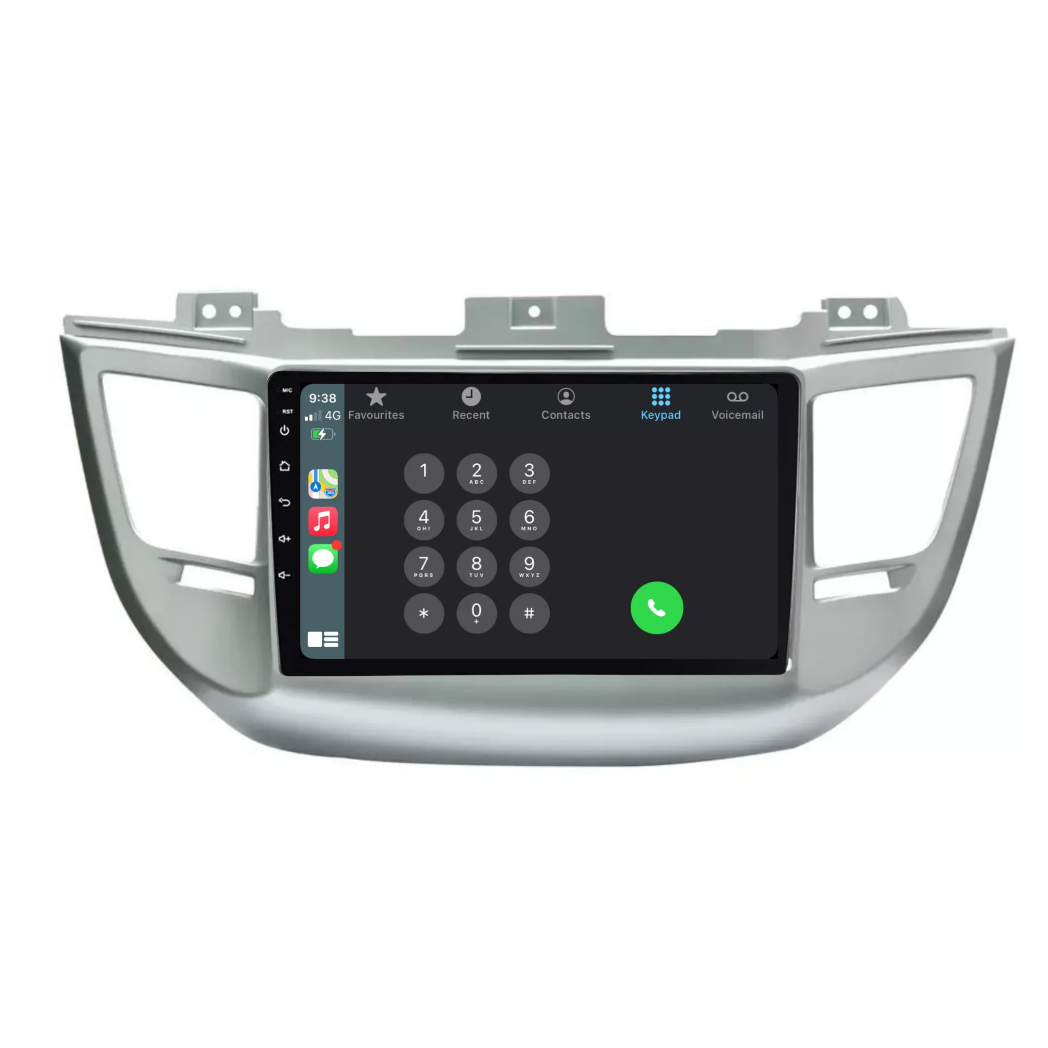 Hyundai Tucson / IX35 (2016-2018) Plug & Play Head Unit Upgrade Kit: Car Radio with Wireless & Wired Apple CarPlay & Android Auto - Image 5