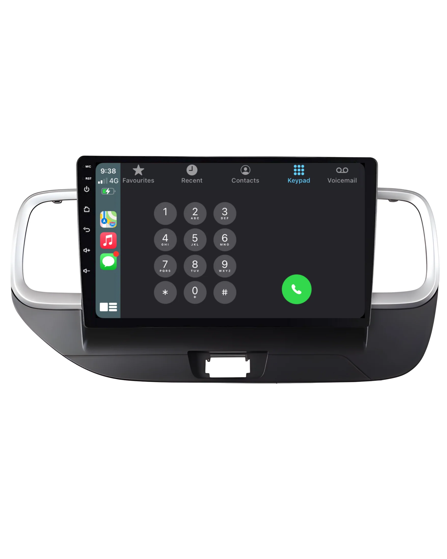 Hyundai Venue (2019-2024) Plug & Play Head Unit Upgrade Kit: Car Radio with Wireless & Wired Apple CarPlay & Android Auto - Image 3