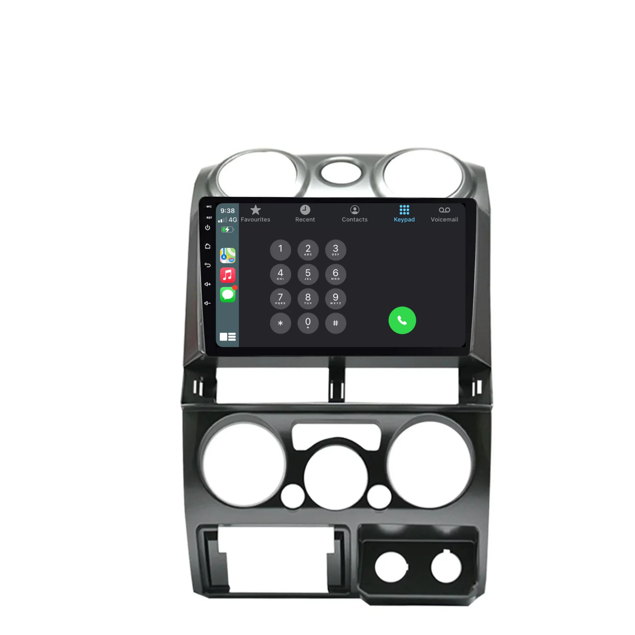 Isuzu DMAX (2006-2012) Plug & Play Head Unit Upgrade Kit: Car Radio with Wireless & Wired Apple CarPlay & Android Auto - Image 4