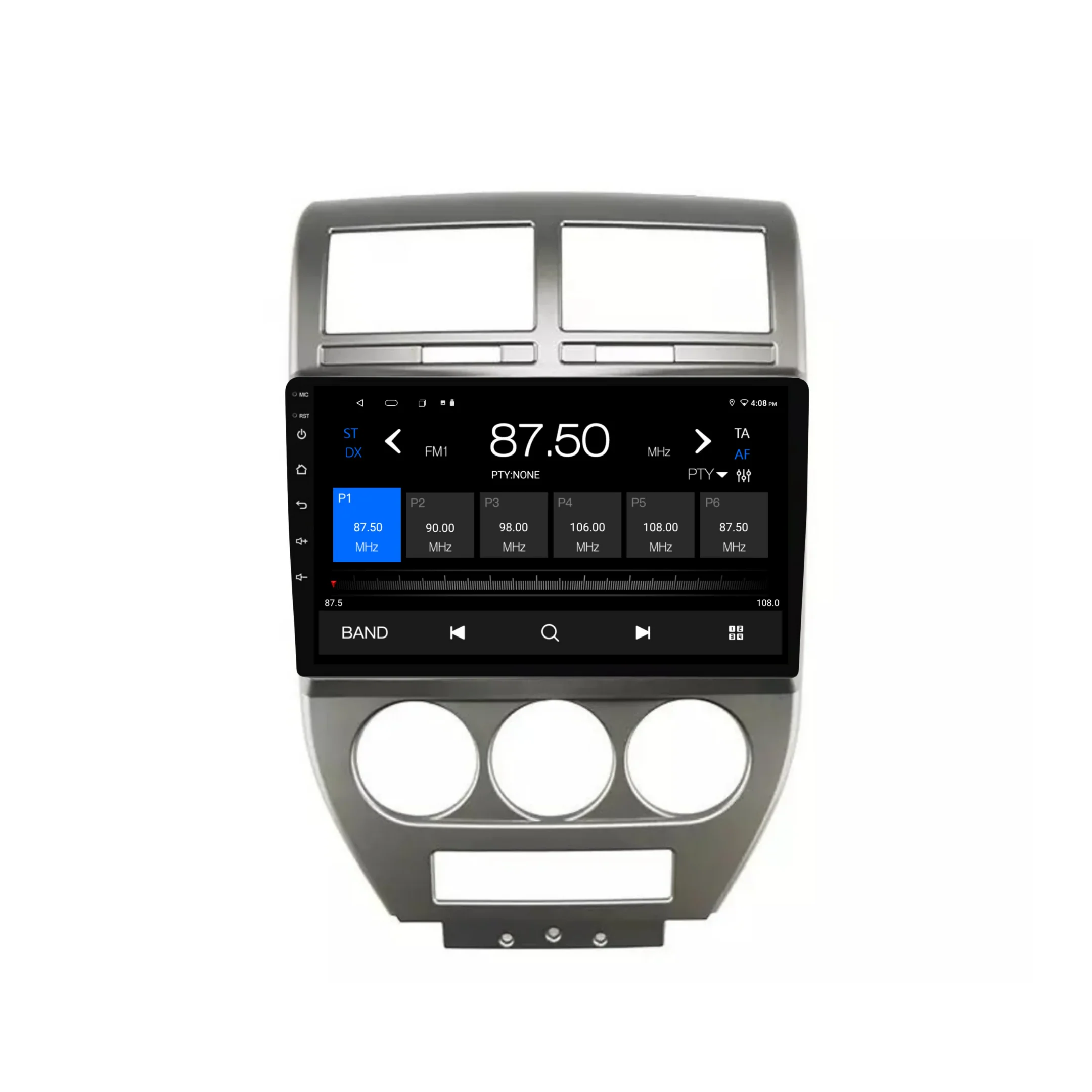 Jeep Compass (2007-2010) Plug & Play Head Unit Upgrade Kit: Car Radio with Wireless & Wired Apple CarPlay & Android Auto - Image 5