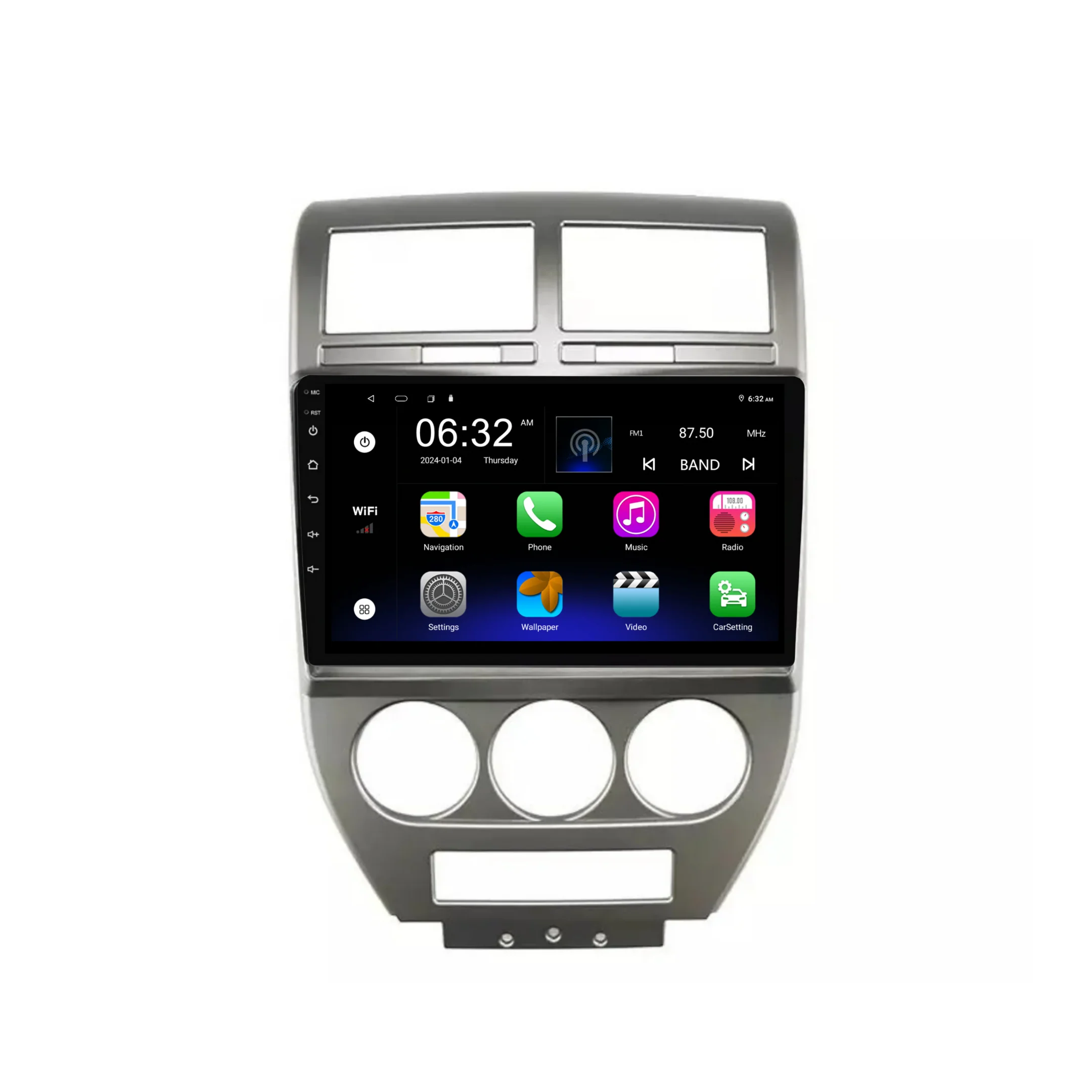 Jeep Compass (2007-2010) Plug & Play Head Unit Upgrade Kit: Car Radio with Wireless & Wired Apple CarPlay & Android Auto - Image 6