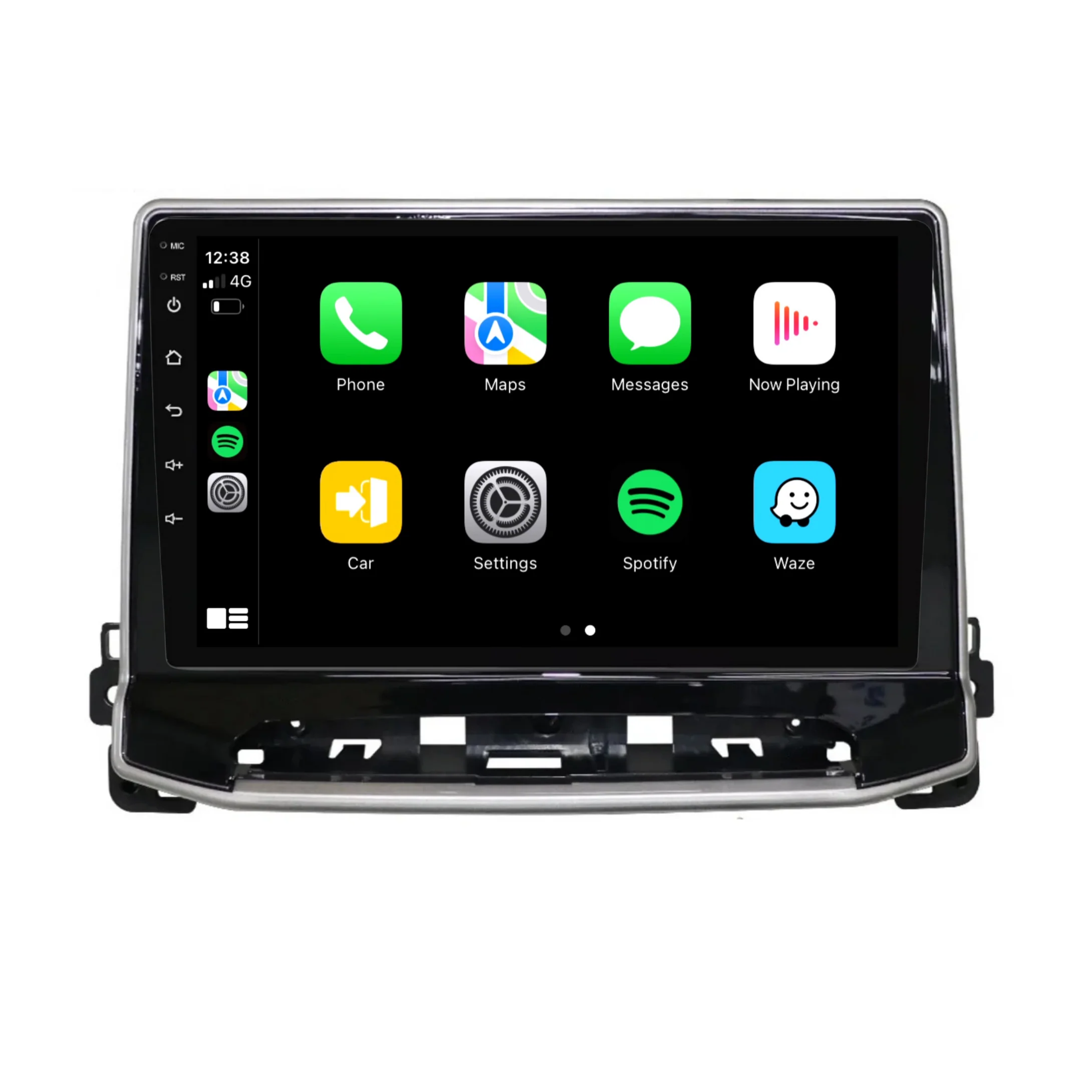 Jeep Compass (2021-2024) Plug & Play Head Unit Upgrade Kit: Car Radio with Wireless & Wired Apple CarPlay & Android Auto - Image 2