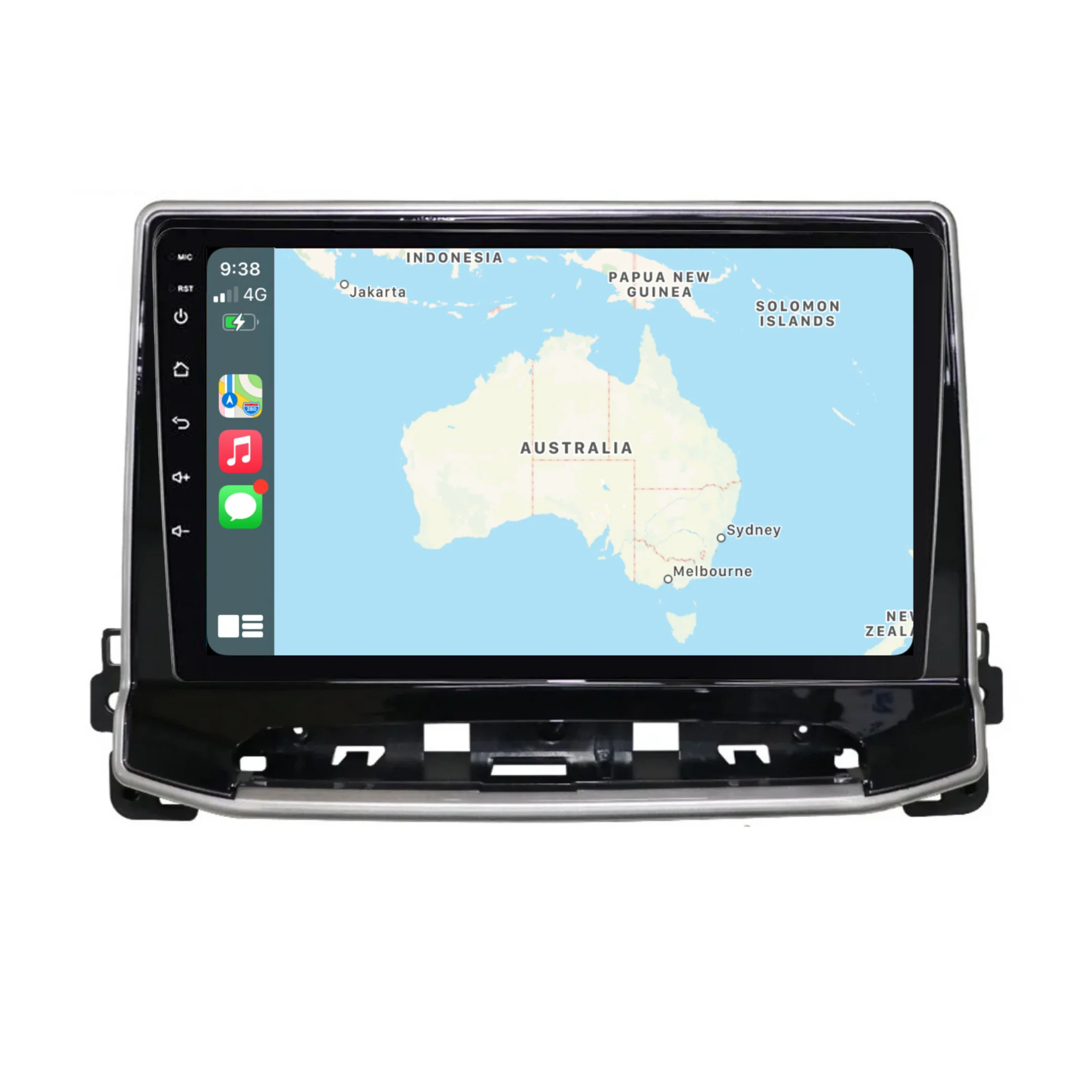 Jeep Compass (2021-2024) Plug & Play Head Unit Upgrade Kit: Car Radio with Wireless & Wired Apple CarPlay & Android Auto - Image 3