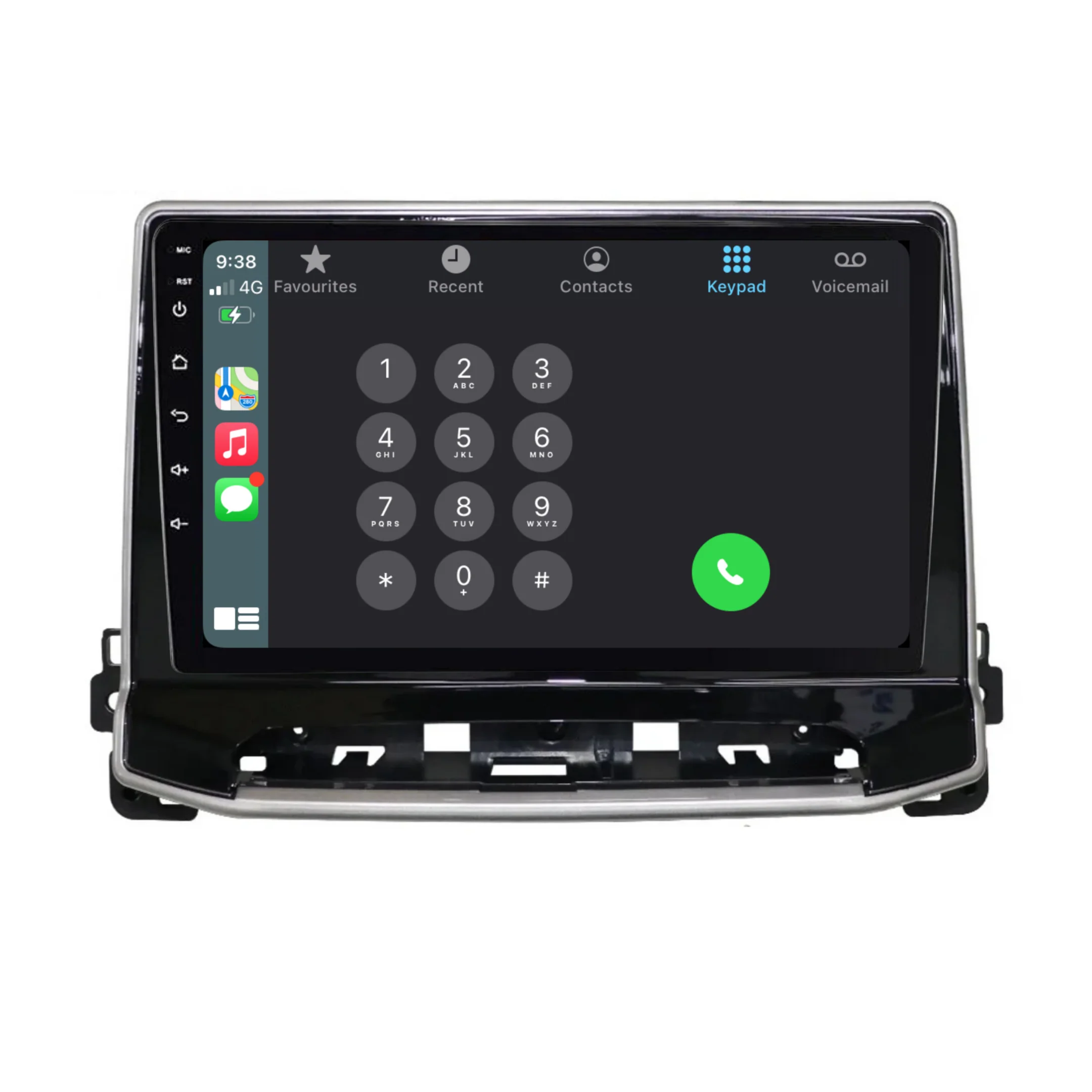 Jeep Compass (2021-2024) Plug & Play Head Unit Upgrade Kit: Car Radio with Wireless & Wired Apple CarPlay & Android Auto - Image 4