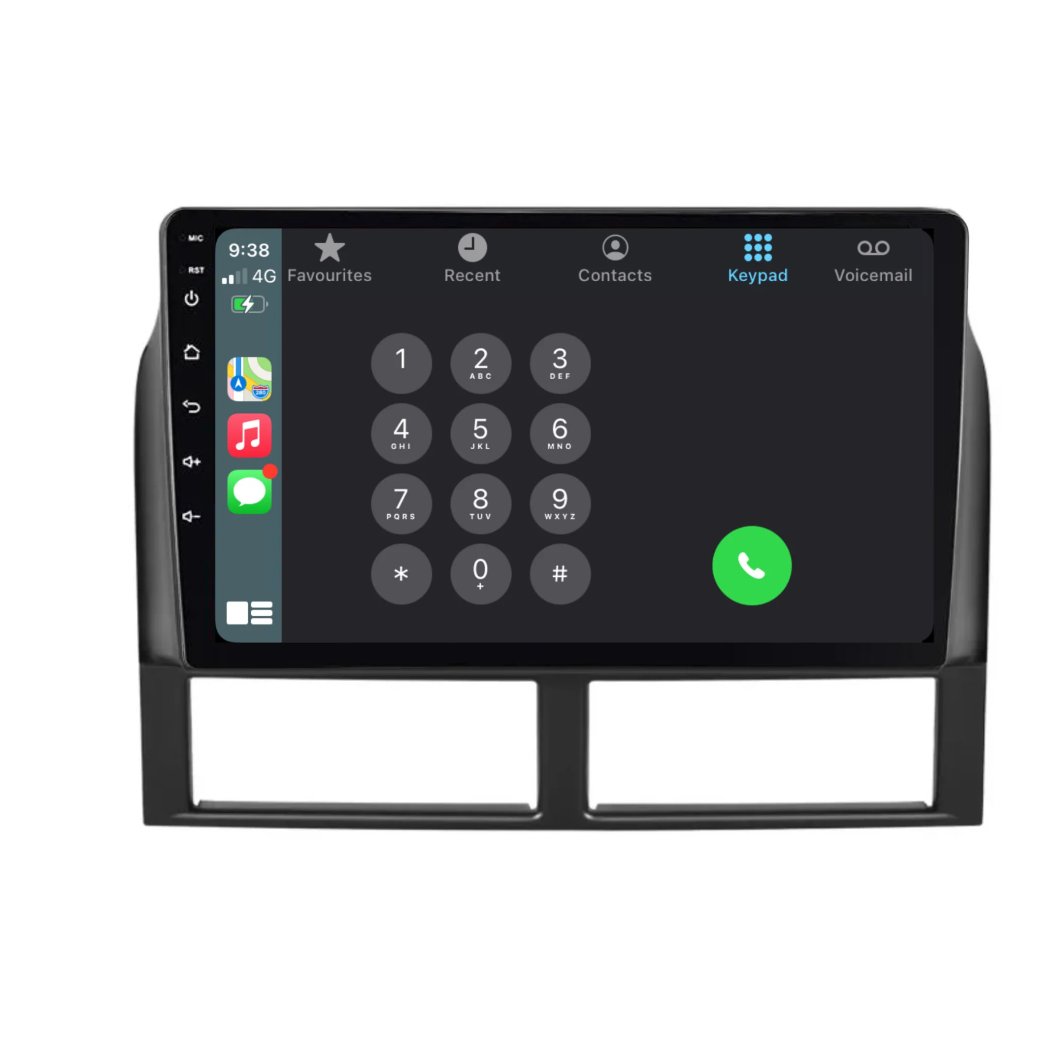 Jeep Grand Cherokee (2004-2005) Plug & Play Head Unit Upgrade Kit: Car Radio with Wireless & Wired Apple CarPlay & Android Auto - Image 3