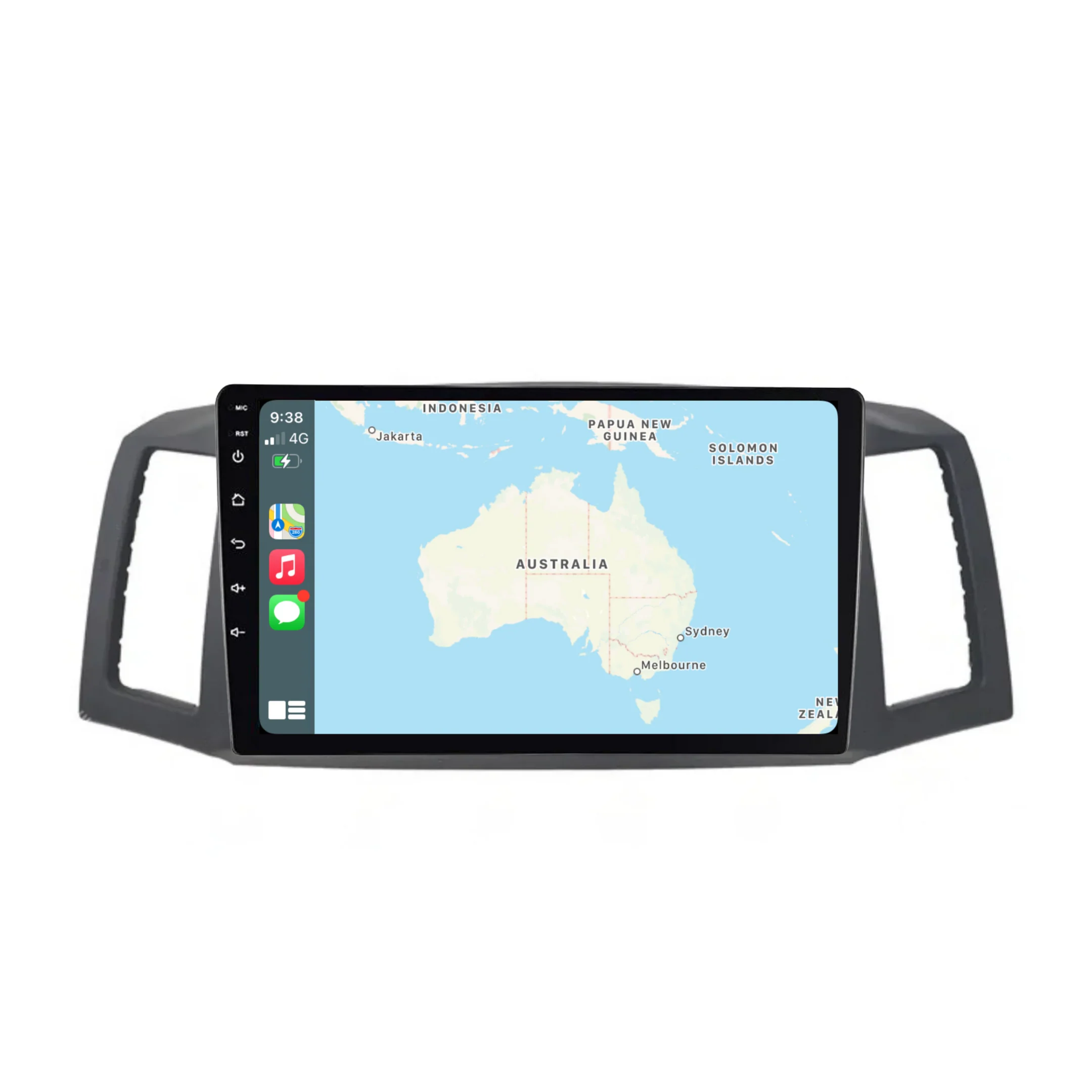 Jeep Grand Cherokee (2004-2007) Plug & Play Head Unit Upgrade Kit: Car Radio with Wireless & Wired Apple CarPlay & Android Auto - Image 2
