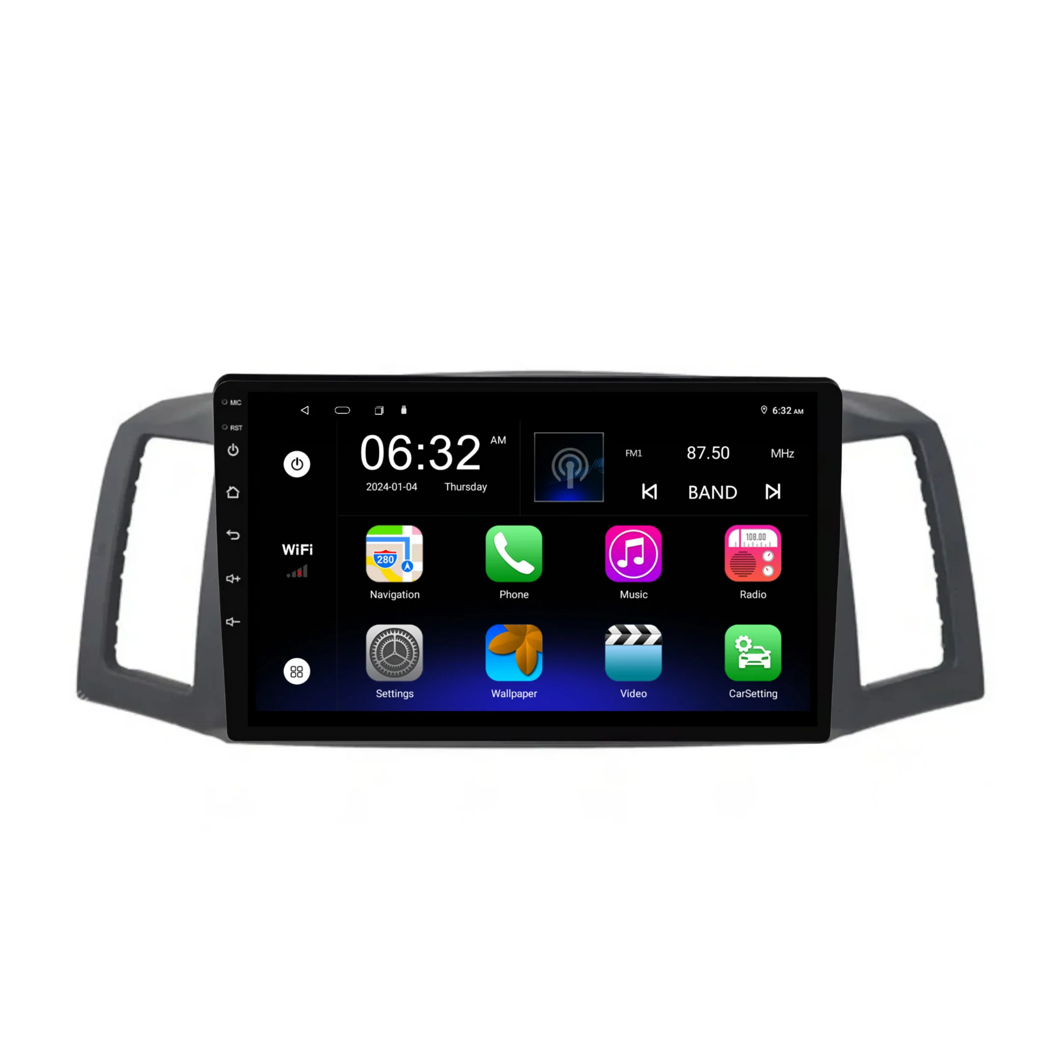 Jeep Grand Cherokee (2004-2007) Plug & Play Head Unit Upgrade Kit: Car Radio with Wireless & Wired Apple CarPlay & Android Auto - Image 5
