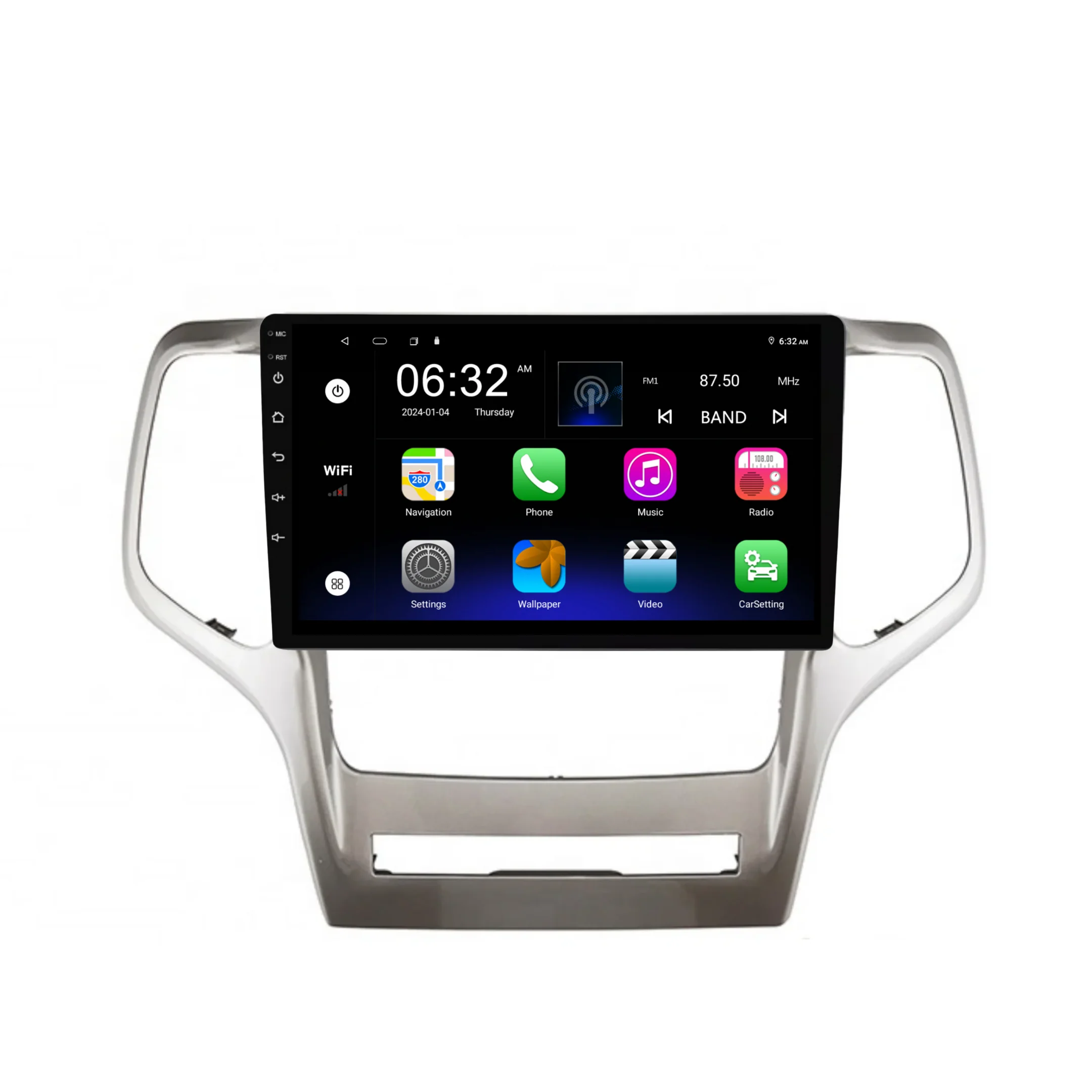 Jeep Grand Cherokee (2008-2013) Plug & Play Head Unit Upgrade Kit: Car Radio with Wireless & Wired Apple CarPlay & Android Auto - Image 7