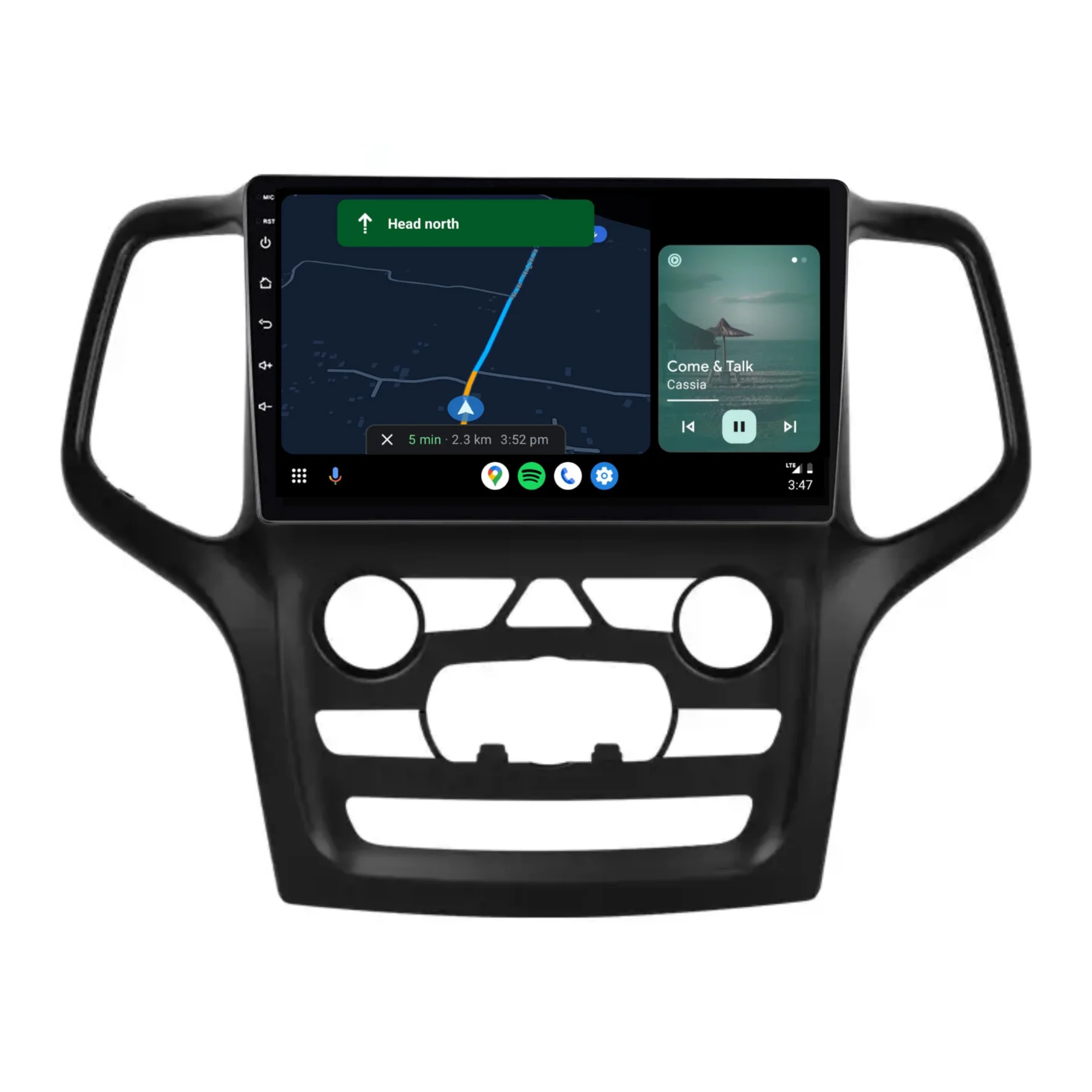 Jeep Grand Cherokee (2014-2022) Plug & Play Head Unit Upgrade Kit: Car Radio with Wireless & Wired Apple CarPlay & Android Auto - Image 6