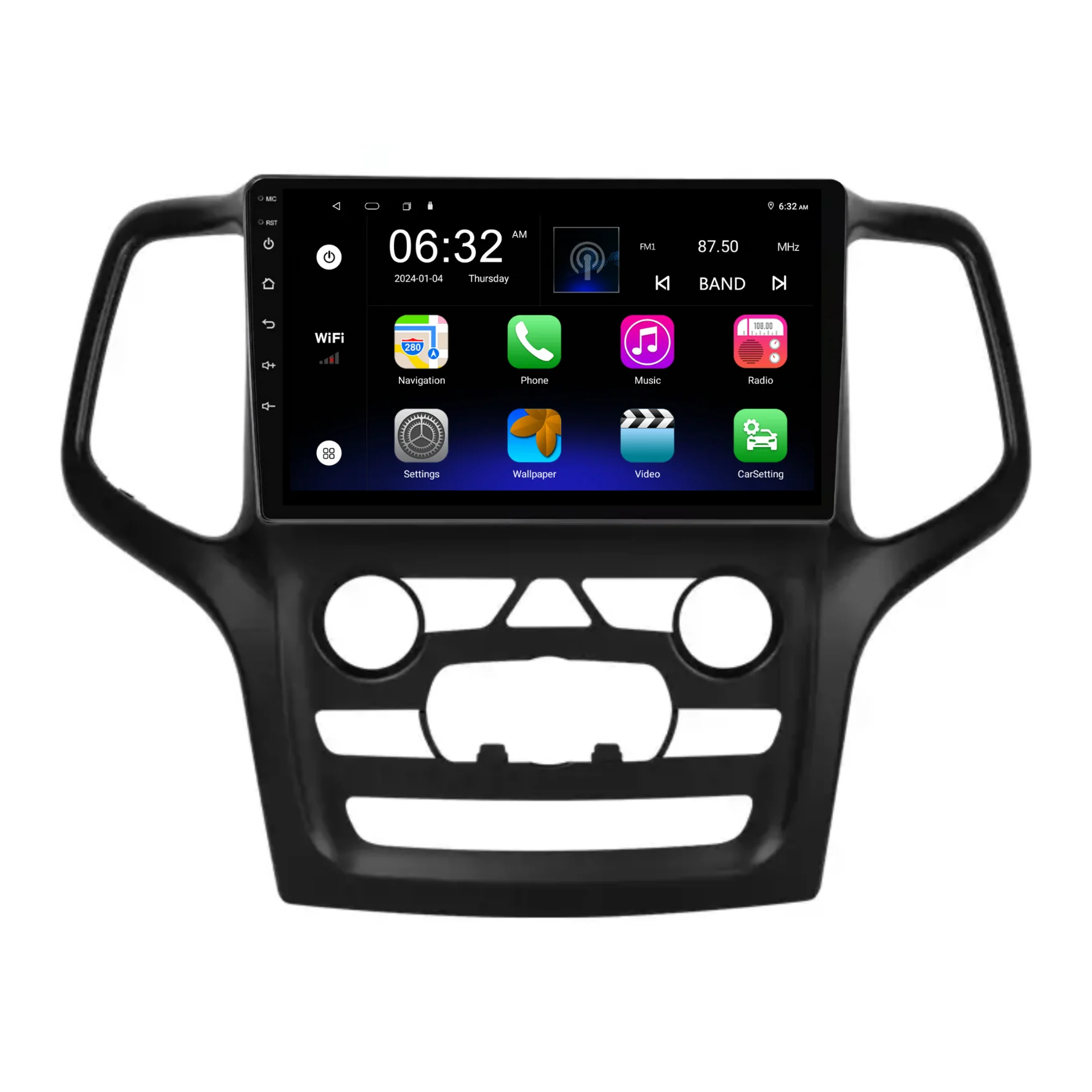 Jeep Grand Cherokee (2014-2022) Plug & Play Head Unit Upgrade Kit: Car Radio with Wireless & Wired Apple CarPlay & Android Auto - Image 8