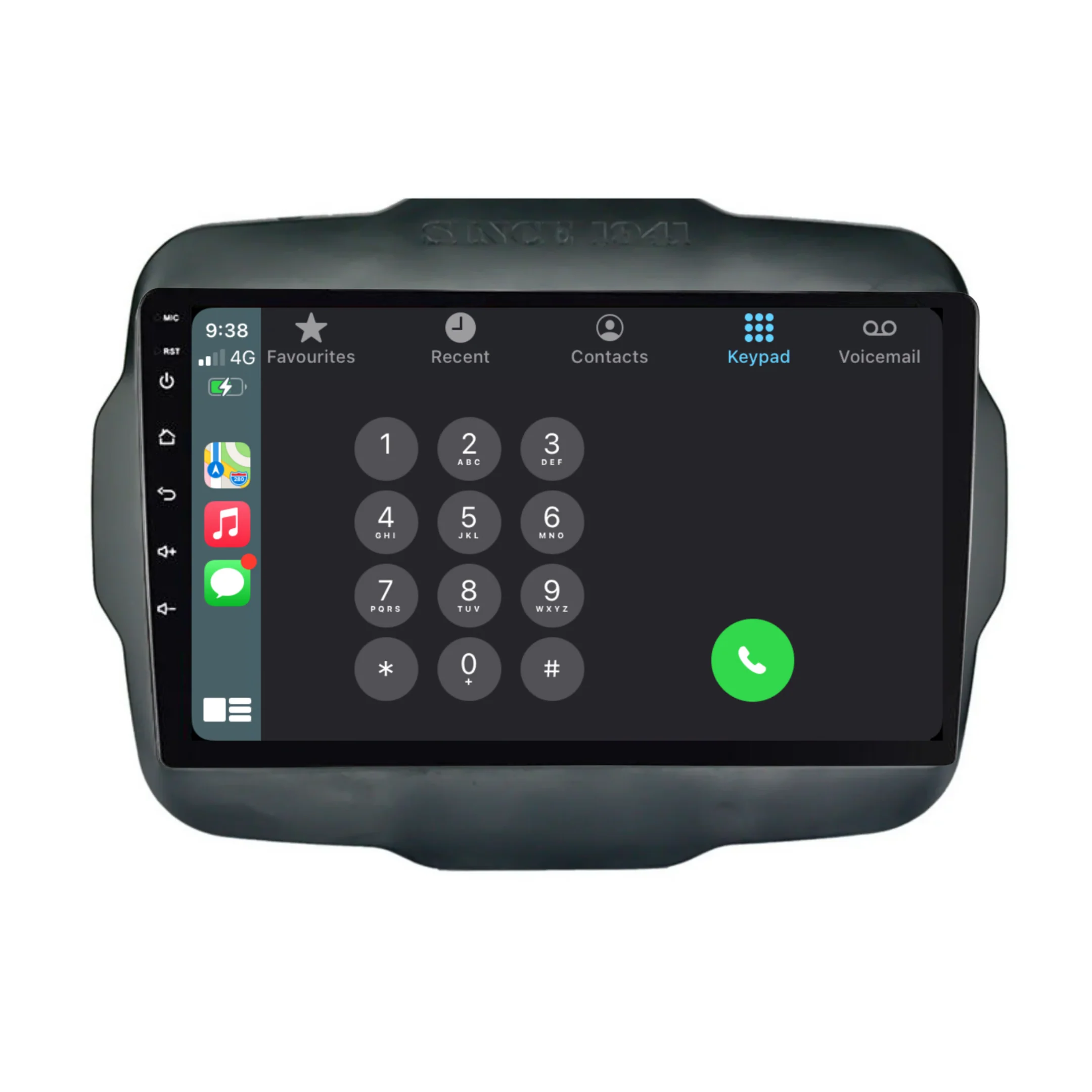 Jeep Renegade (2016-2020) Plug & Play Head Unit Upgrade Kit: Car Radio with Wireless & Wired Apple CarPlay & Android Auto - Image 3
