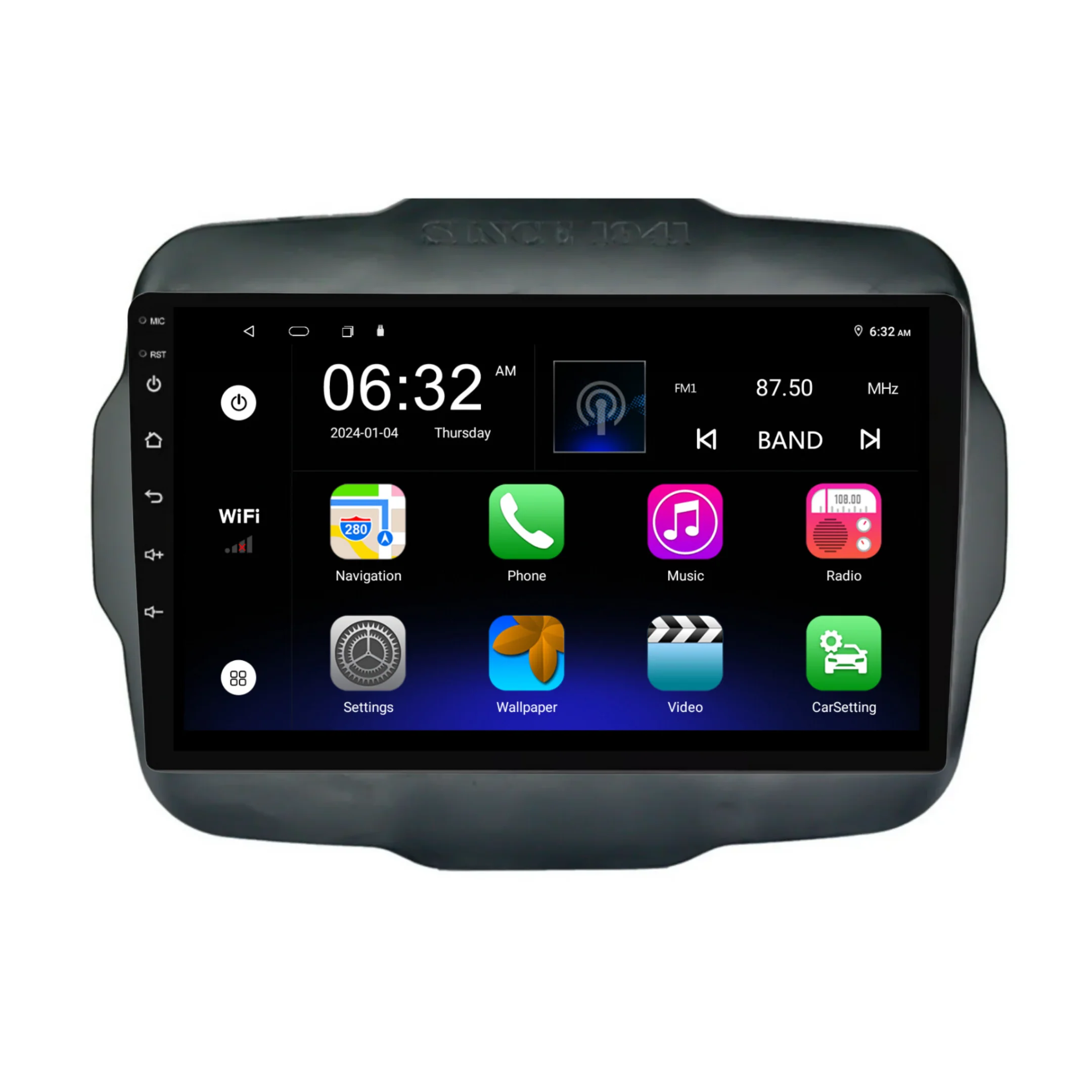 Jeep Renegade (2016-2020) Plug & Play Head Unit Upgrade Kit: Car Radio with Wireless & Wired Apple CarPlay & Android Auto - Image 6
