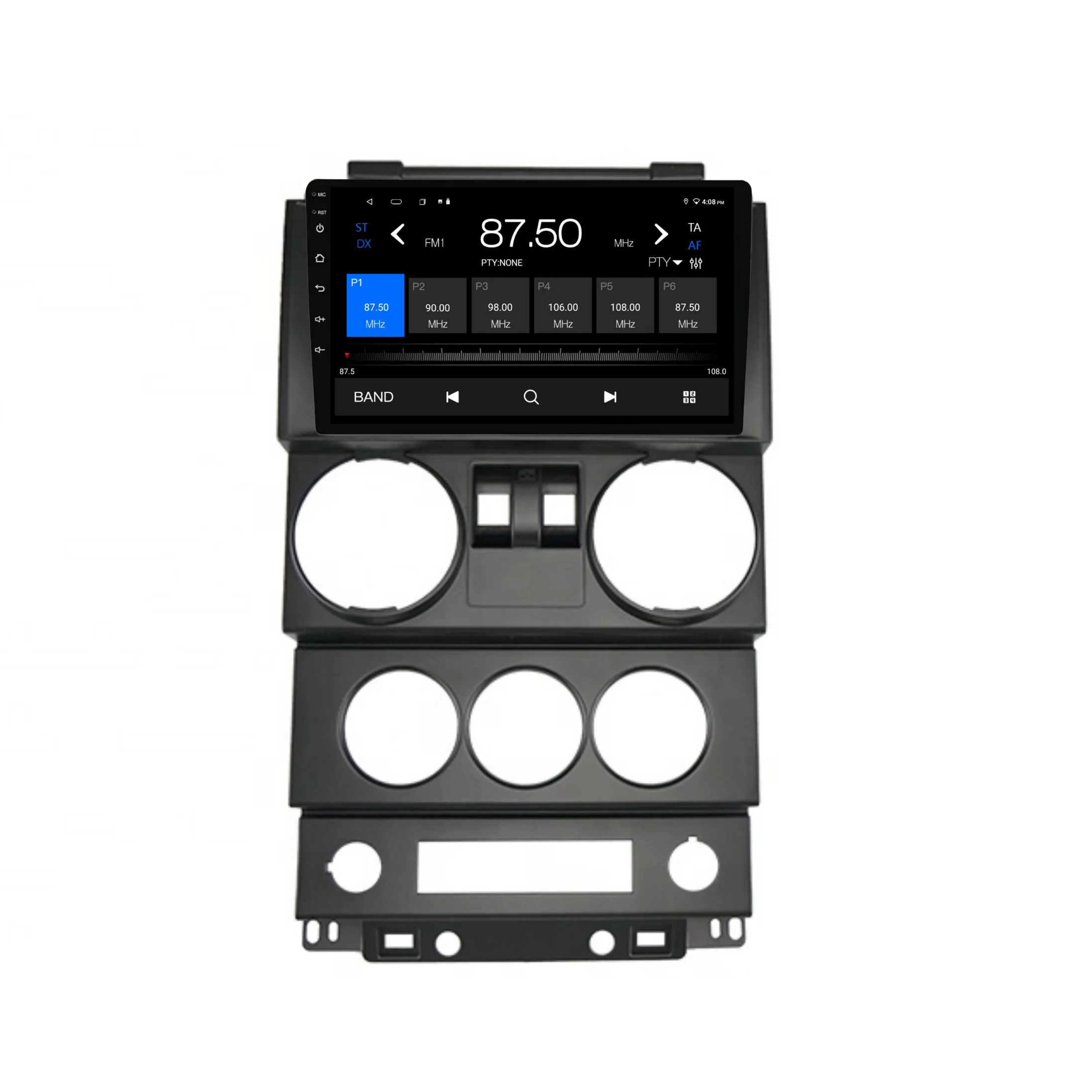 Jeep Wrangler 2 Door (2008-2010) Plug & Play Head Unit Upgrade Kit: Car Radio with Wireless & Wired Apple CarPlay & Android Auto - Image 5