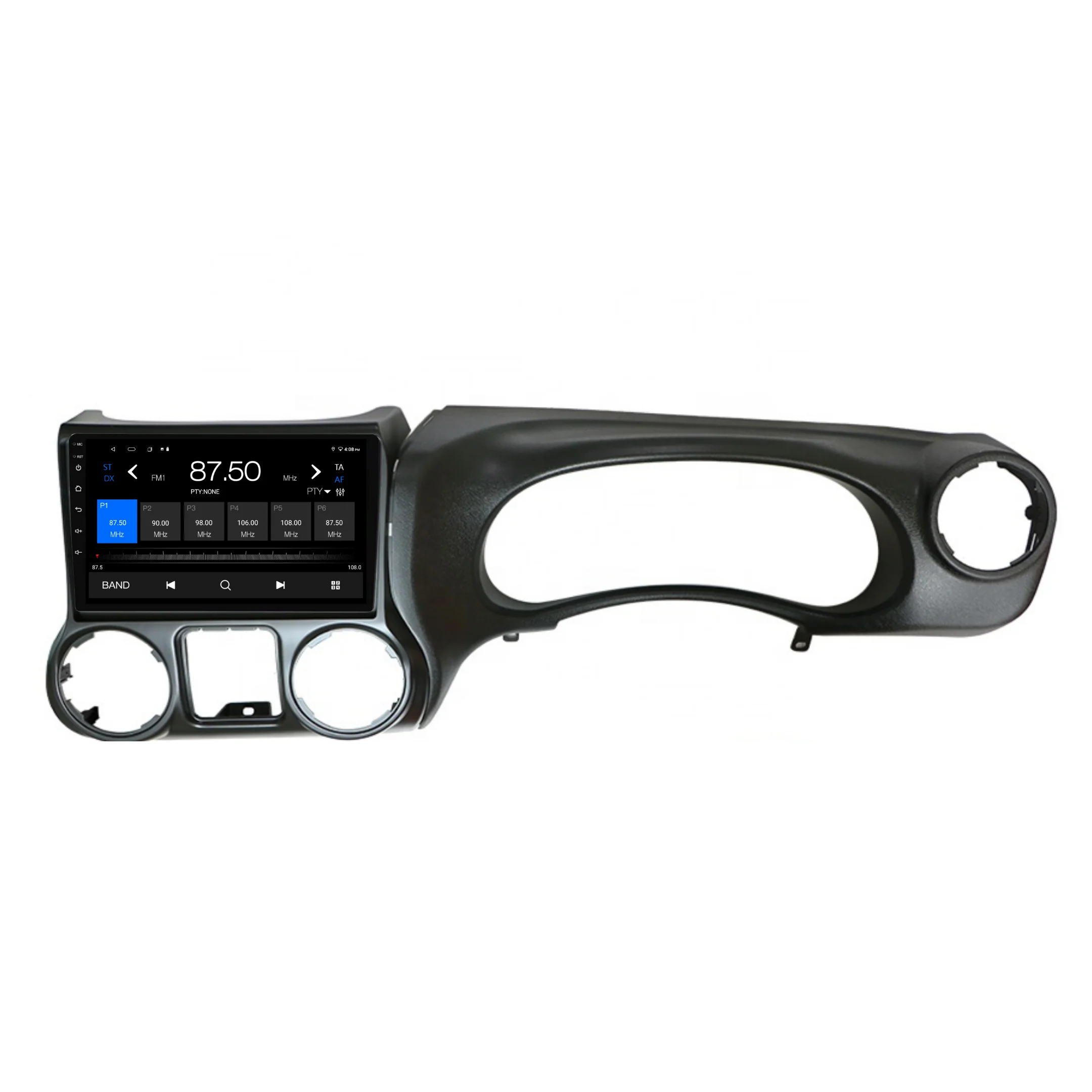 Jeep Wrangler (2011-2014) Plug & Play Head Unit Upgrade Kit: Car Radio with Wireless & Wired Apple CarPlay & Android Auto - Image 6