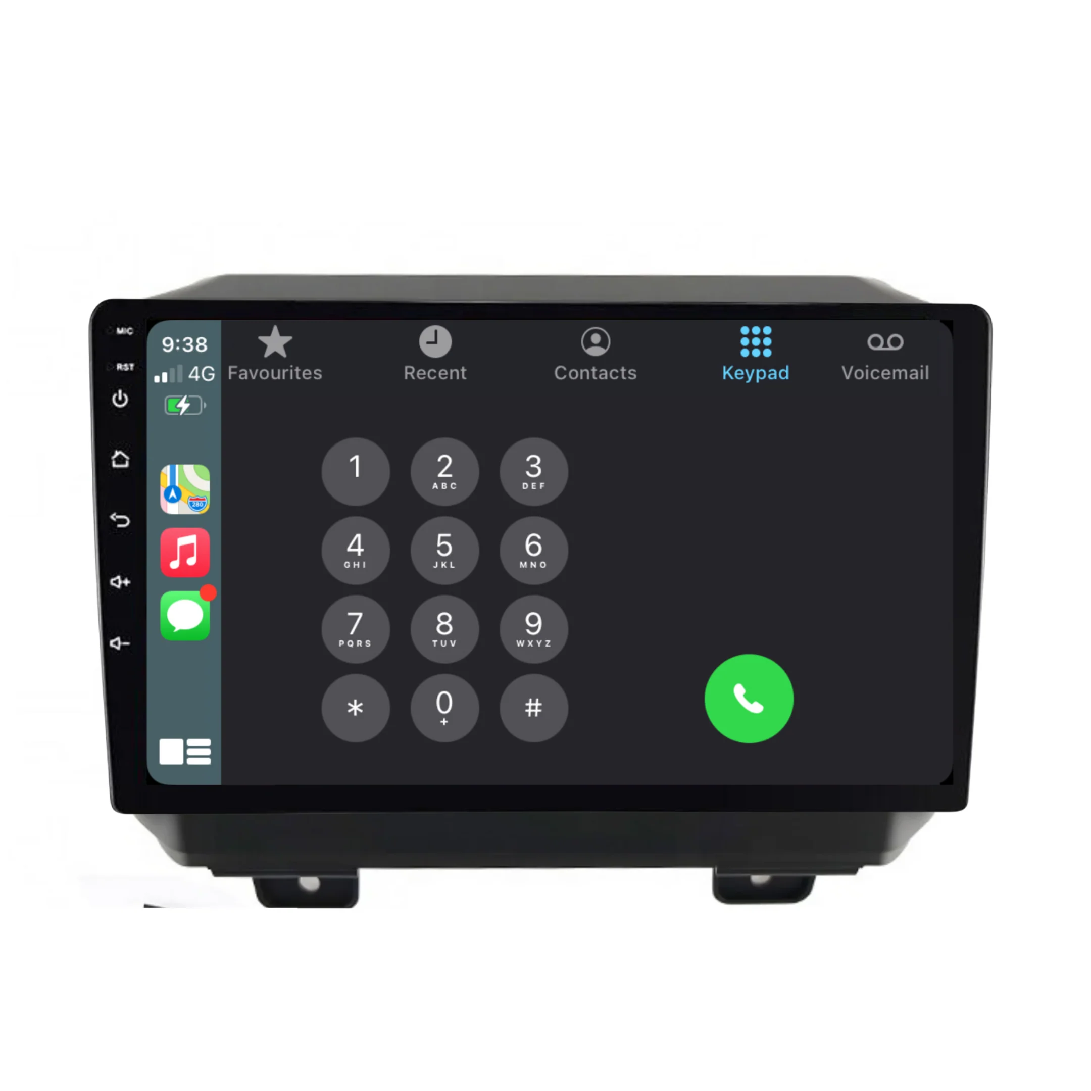 Jeep Wrangler (2018-2020) Plug & Play Head Unit Upgrade Kit: Car Radio with Wireless & Wired Apple CarPlay & Android Auto - Image 3
