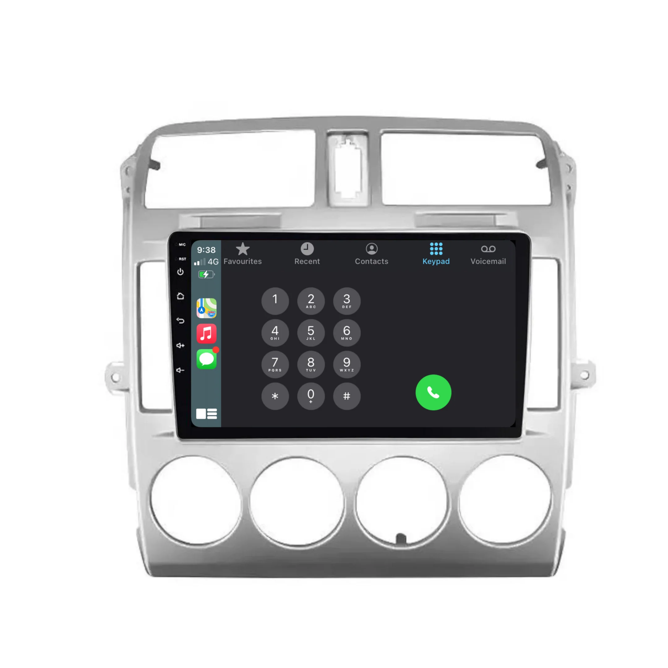 Kia Carnival (2002-2006) Plug & Play Head Unit Upgrade Kit: Car Radio with Wireless & Wired Apple CarPlay & Android Auto - Image 3